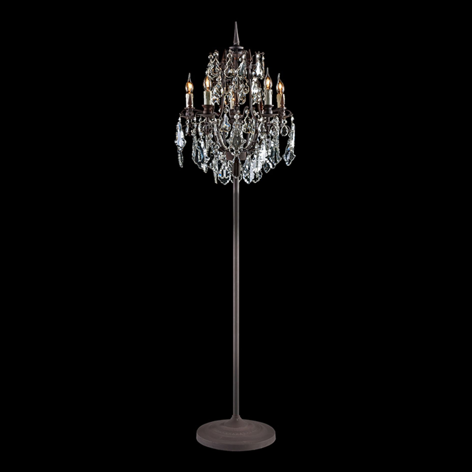 Baroque Floor Lamp (EU) Inspired By The Baroque Era This Opulent Chandelier Is The Perfect