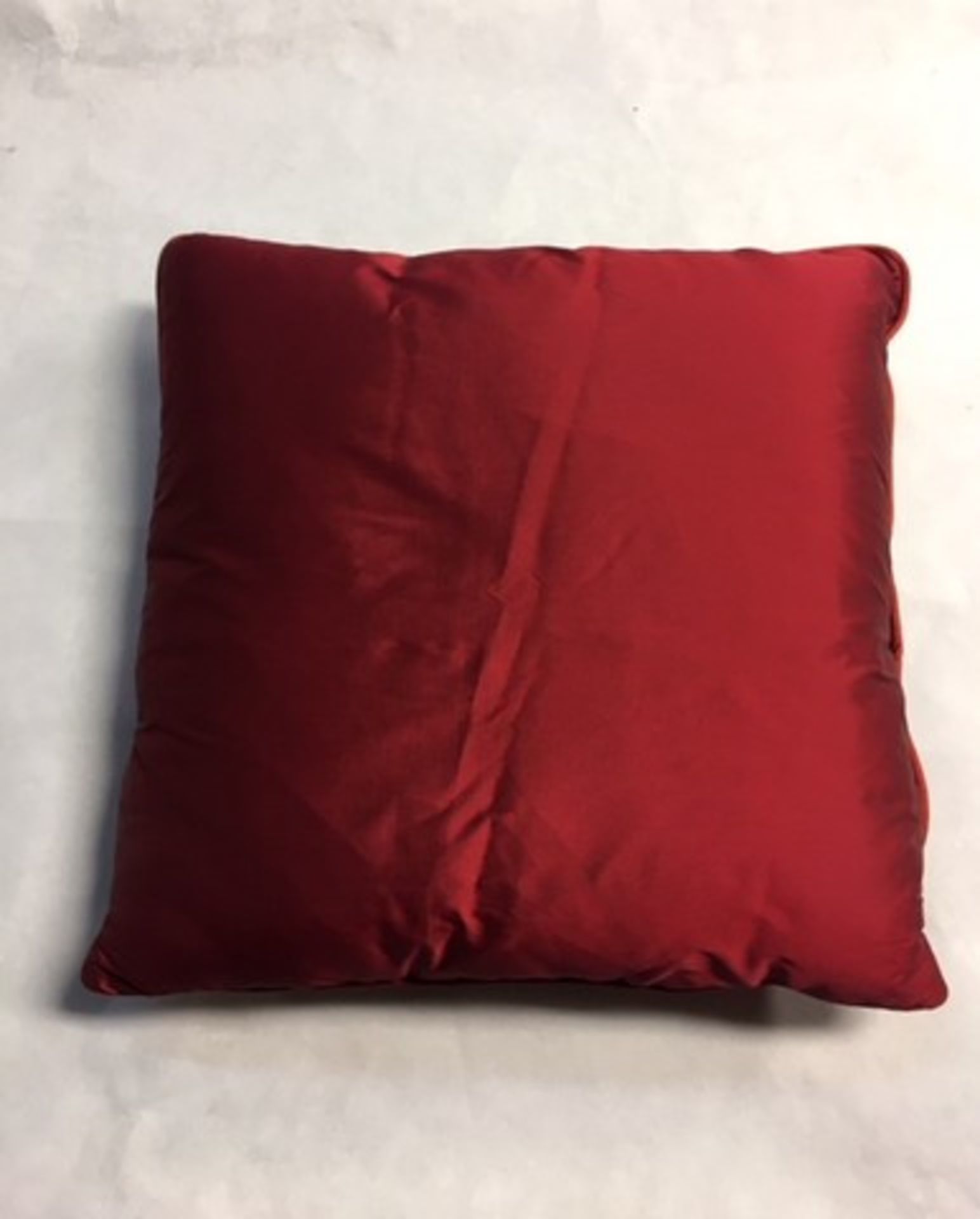 Red Satin Pillow