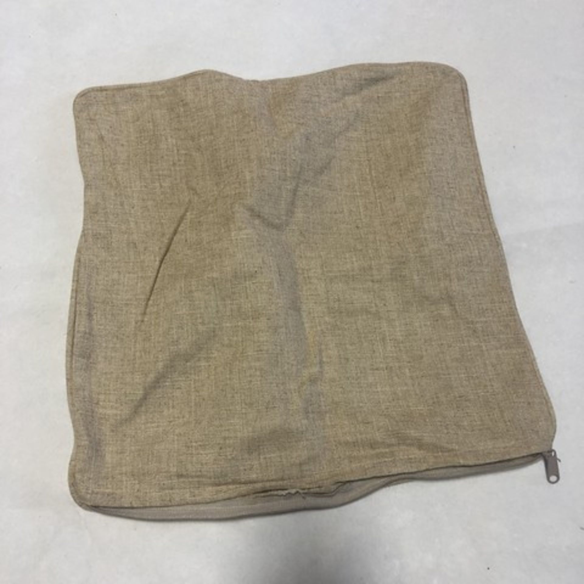 Tan Linen Pillow Case