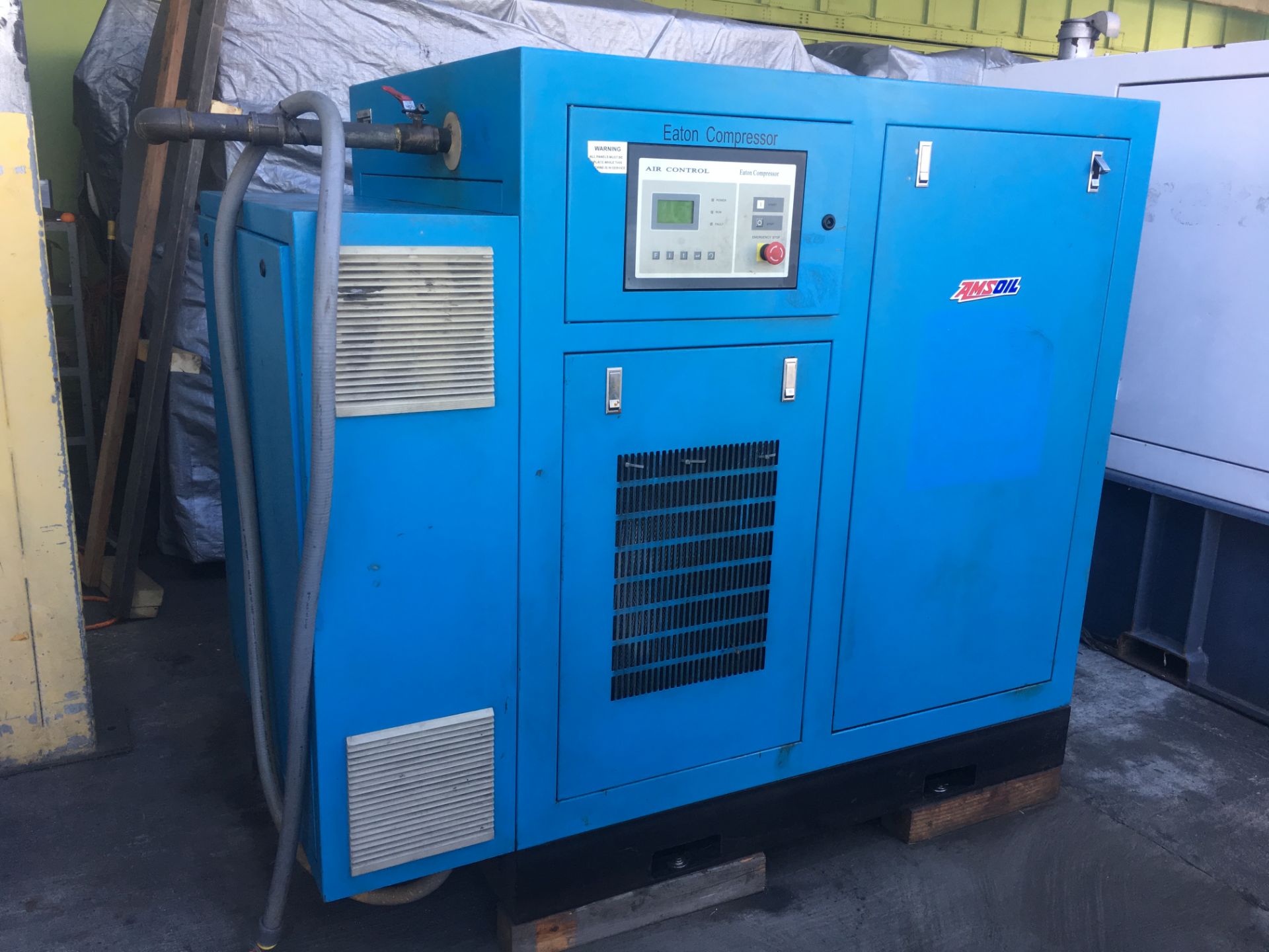 EATON EC-SRW3-VSD-50-460 50 HP ROTARY SCREW AIR COMPRESSOR