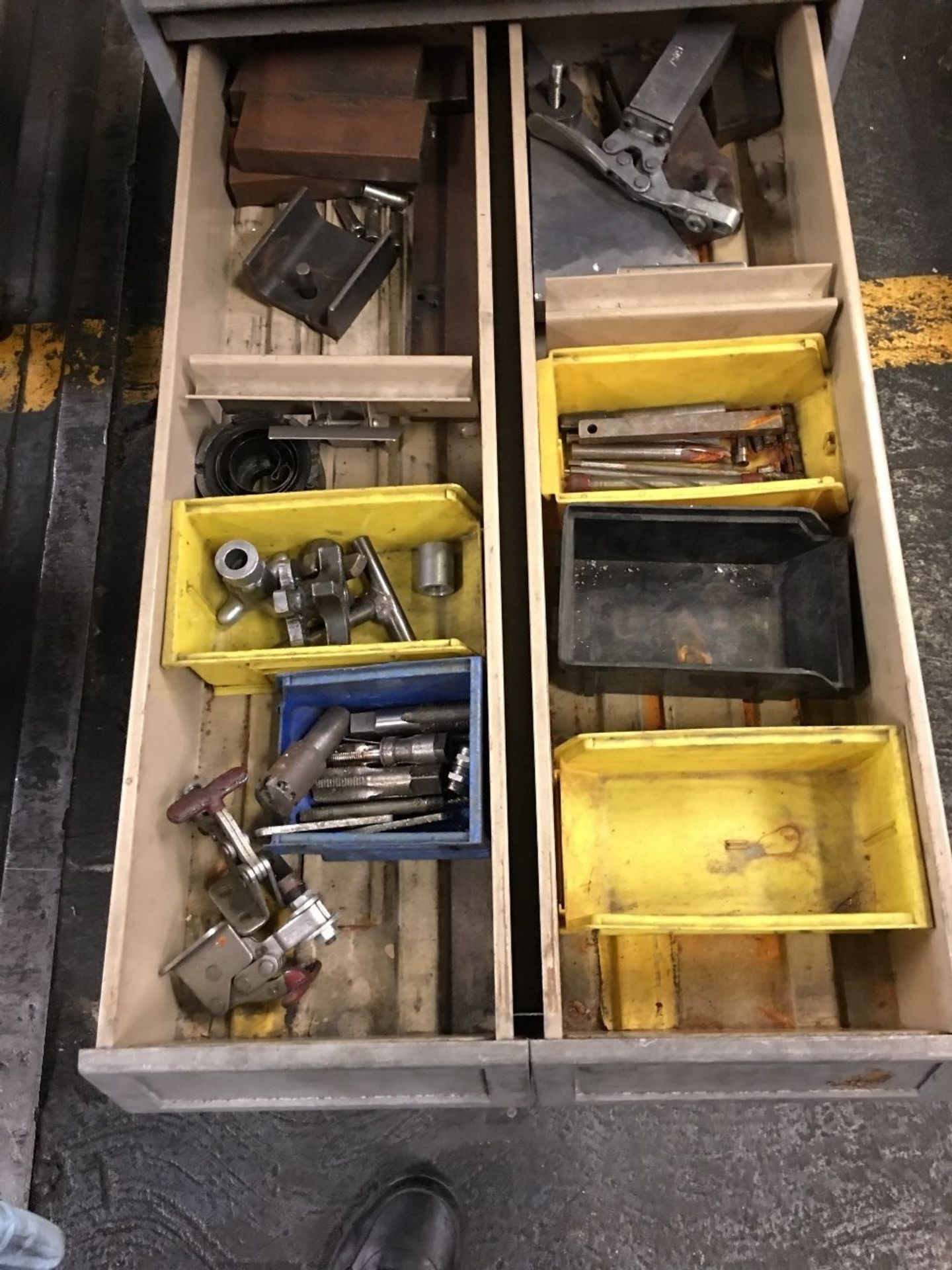 26" x 30" x 52" CABINET WITH CONTENT, DRILLS AND BOLTS - Image 5 of 11