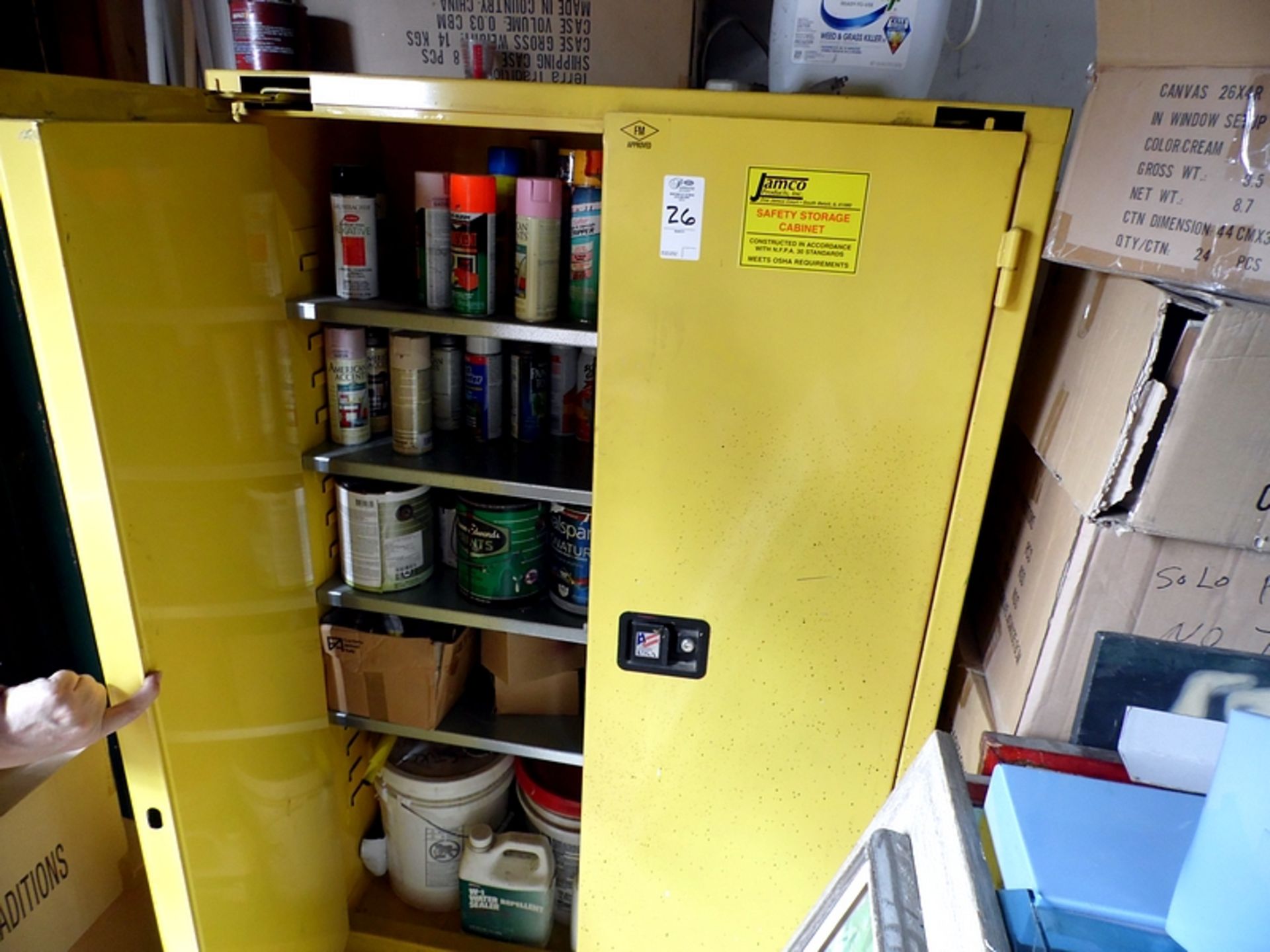 FLAMMABLE CABINET w/ PAINT