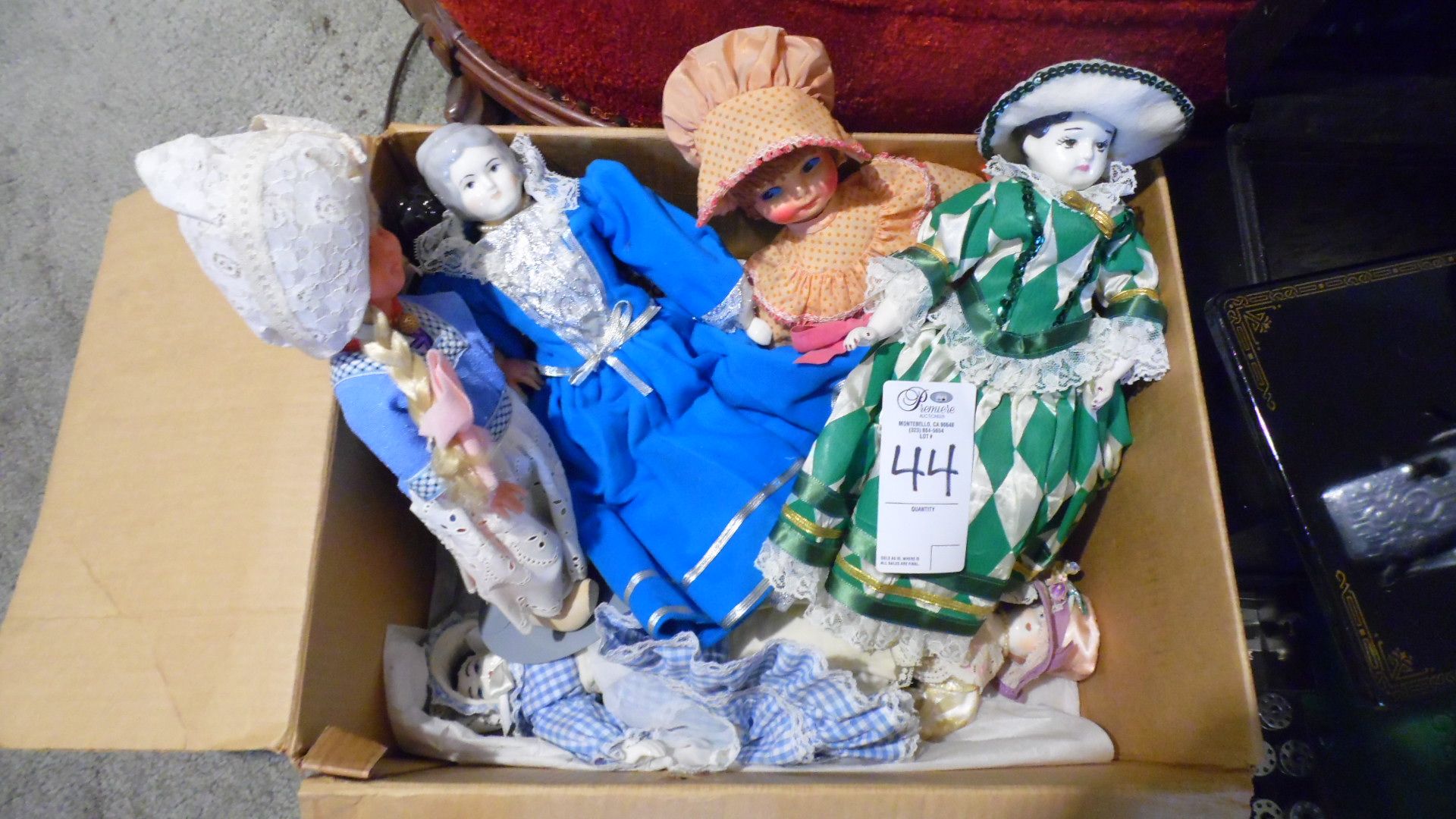 BOX OF DOLLS