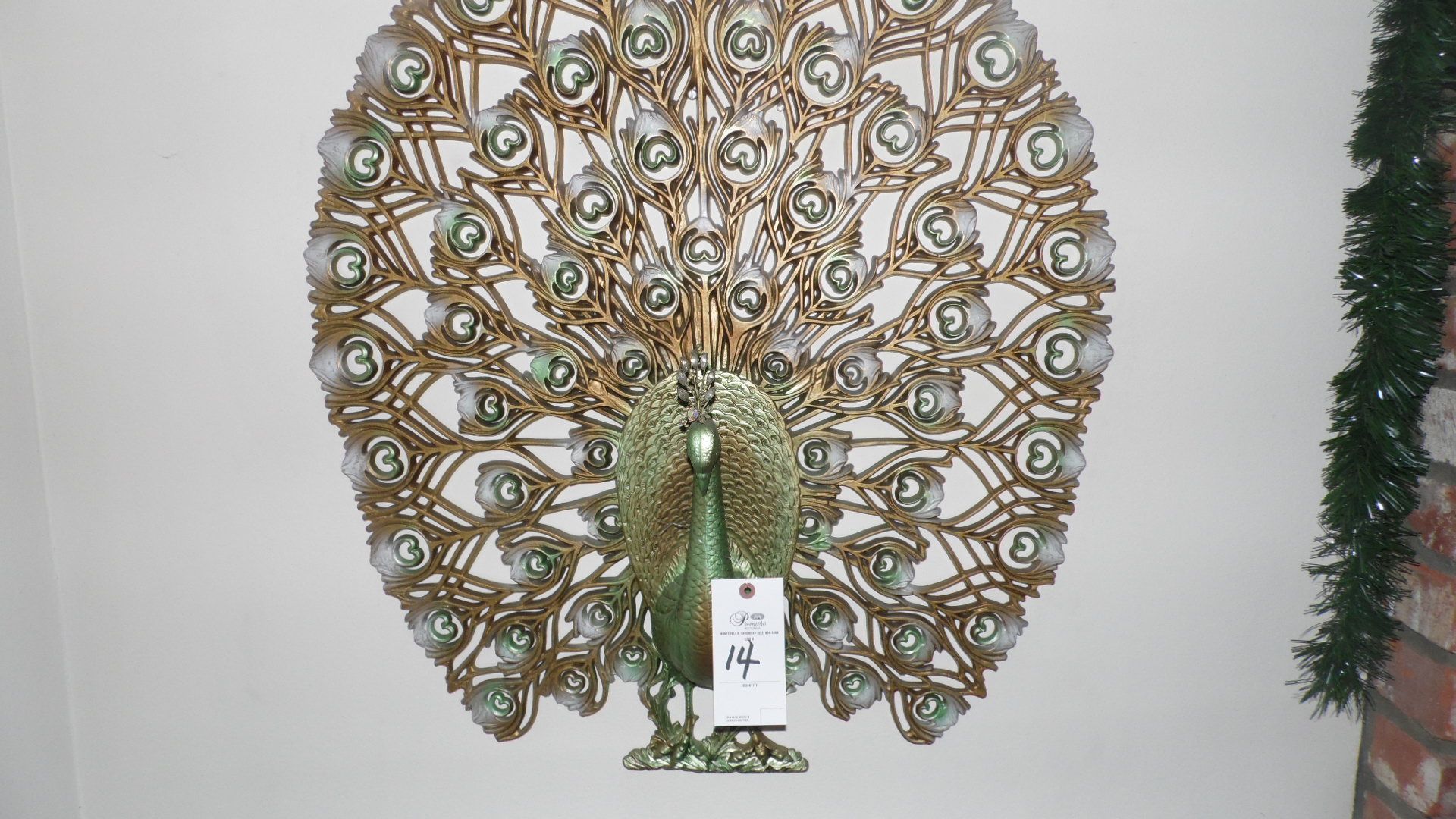 PEACOCK WALL HANGING