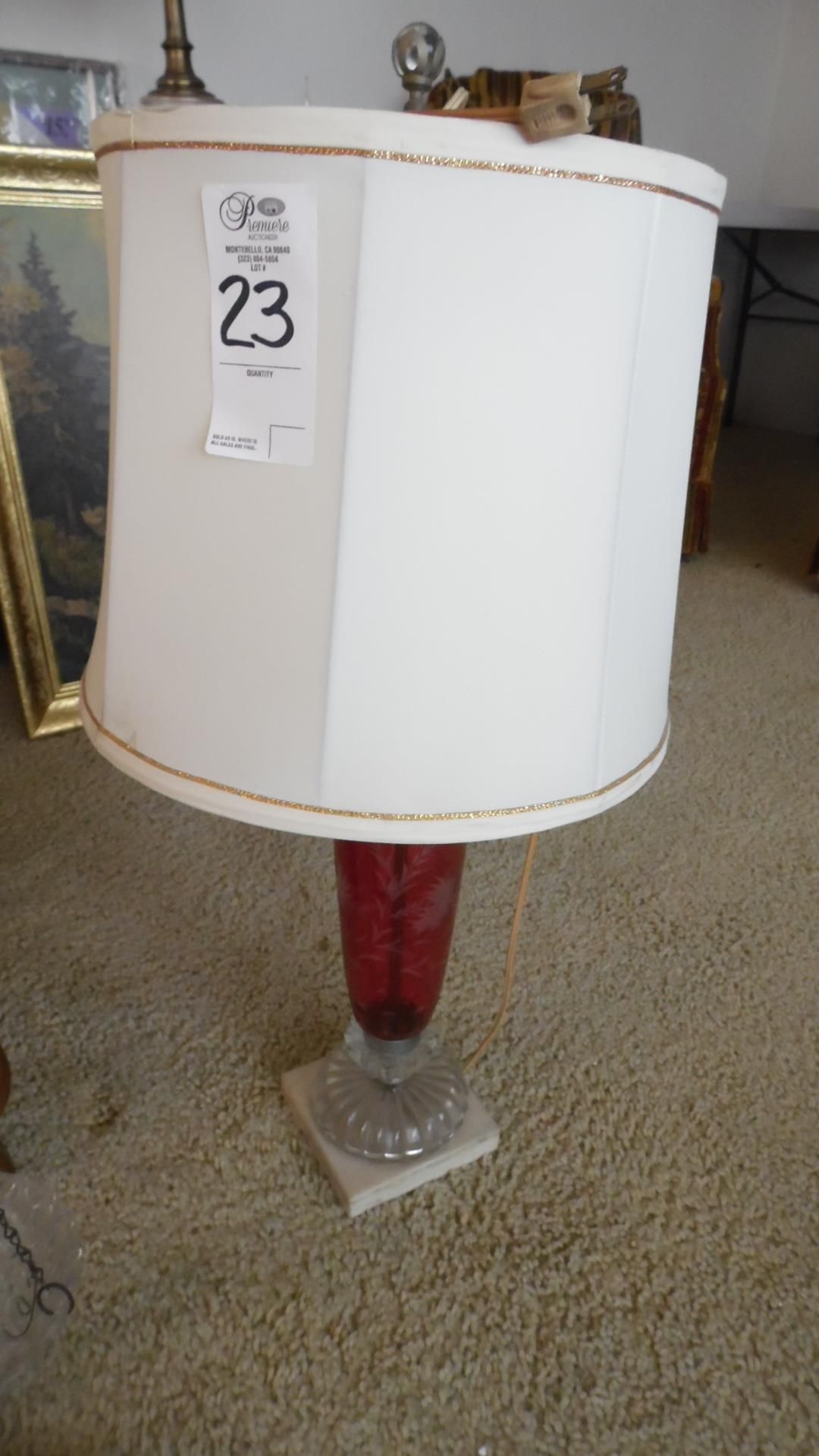 CRANBERRY LAMP