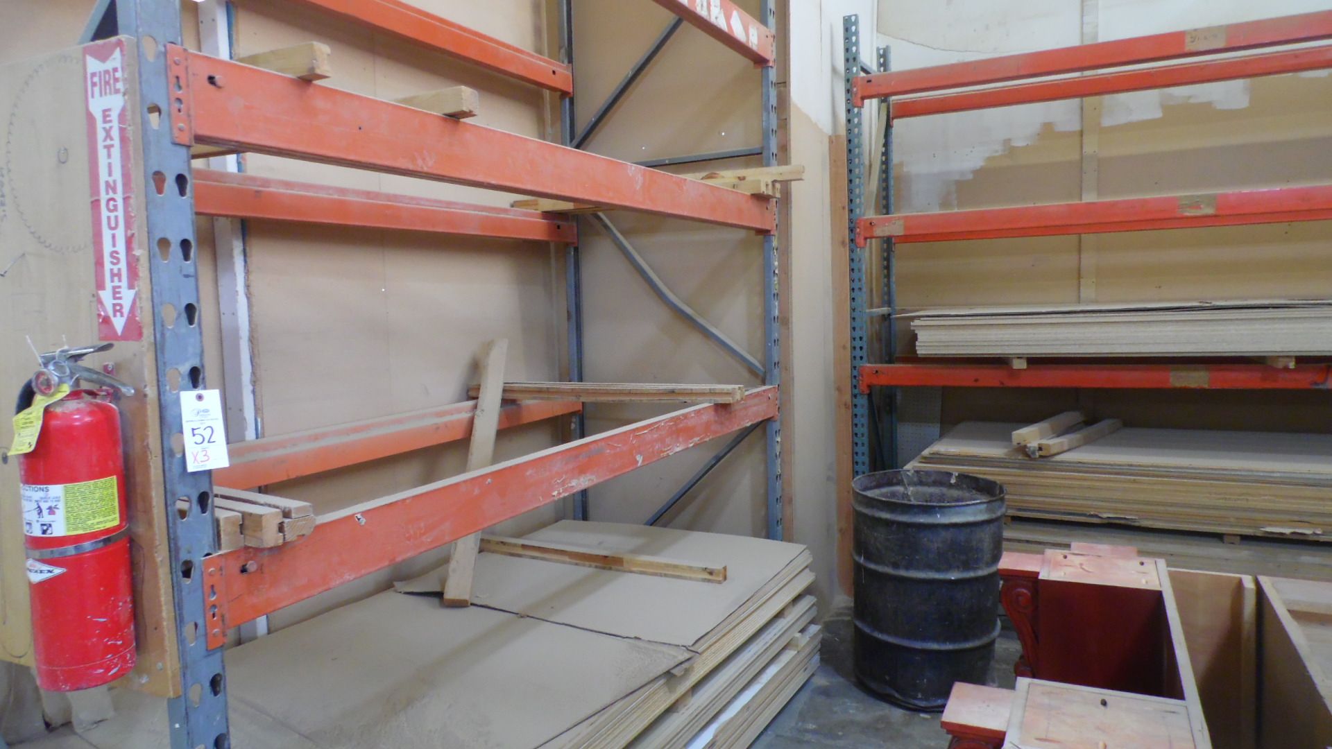 SECTIONS OF PALLET RACKING