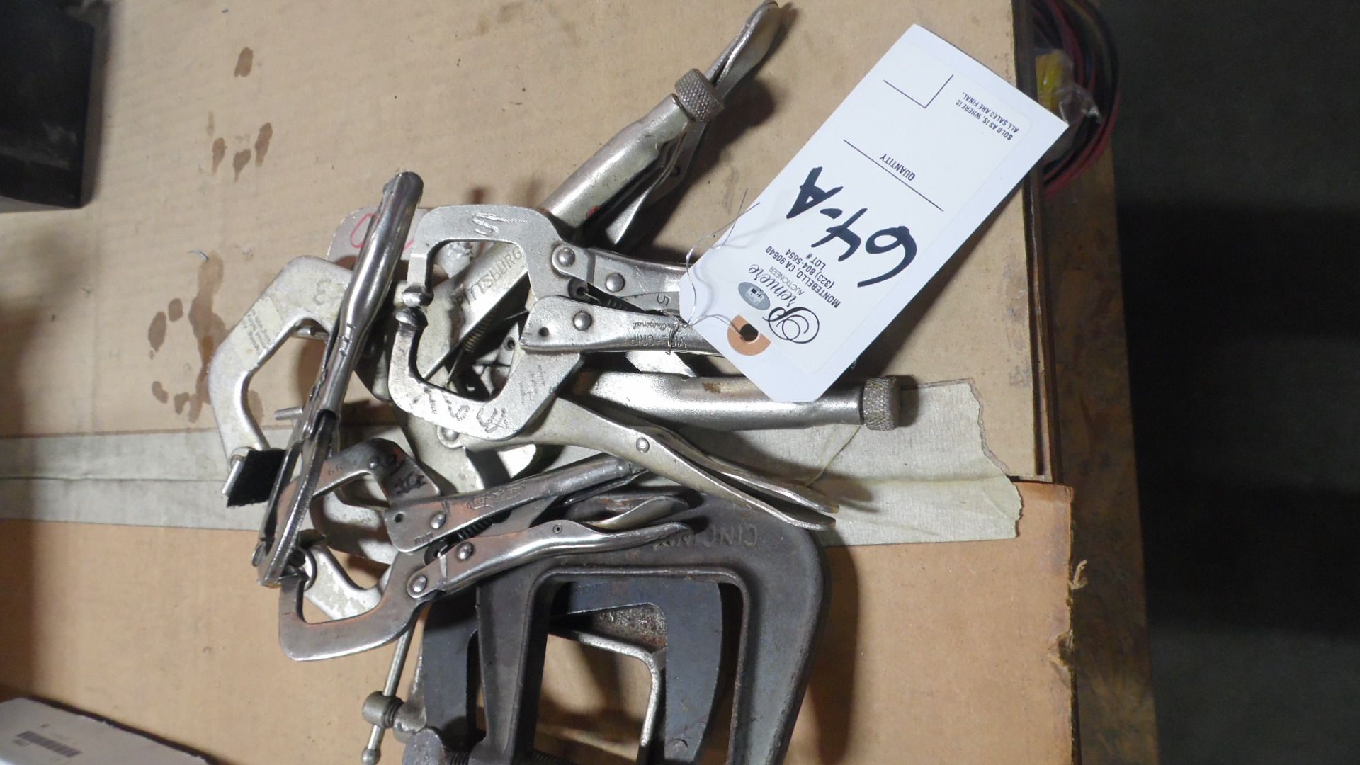 ASSORTED WELDING CLAMPS