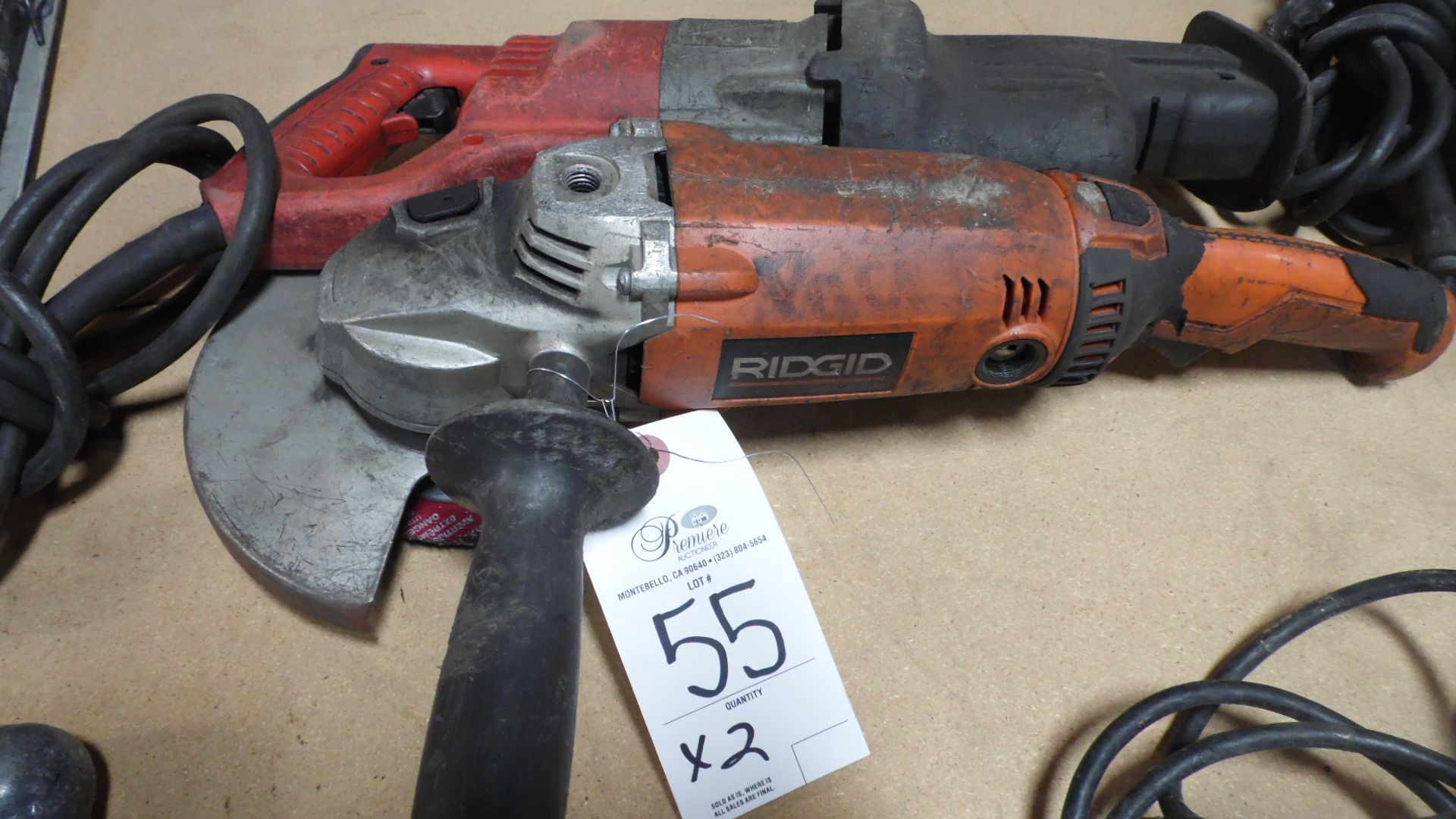 6" ANGLE GRINDER / MILWAUKEE RECIPOCATING SAW