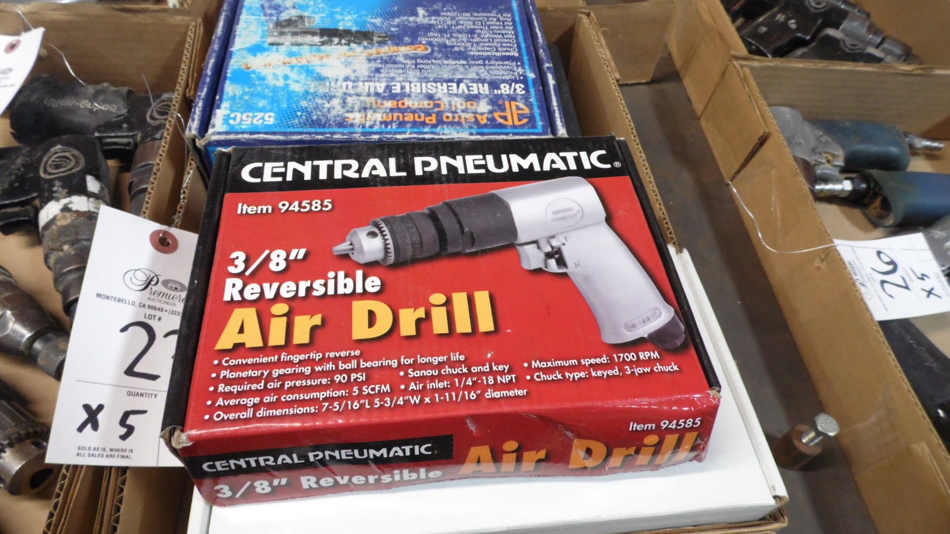 ASSORTED AIR DRILLS