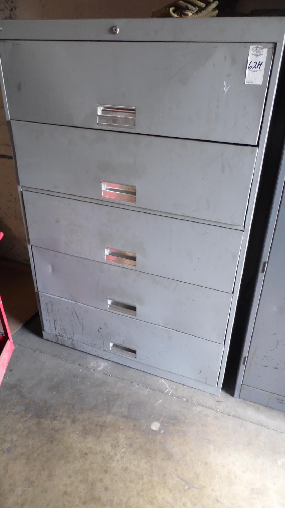 5-DRAWER LATERAL FILE w/ CABINET