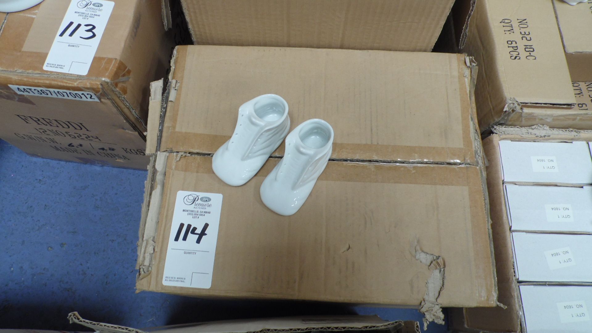 PORCELAIN BABY SHOES