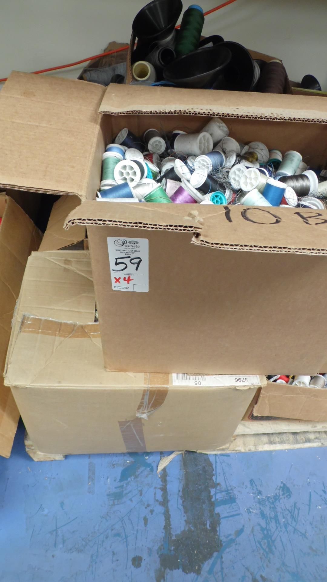 BOXES OF SEWING THREADS