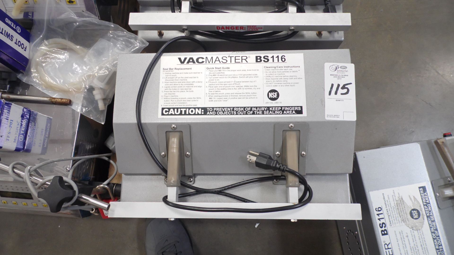 VALMASTER BS116 SEALER