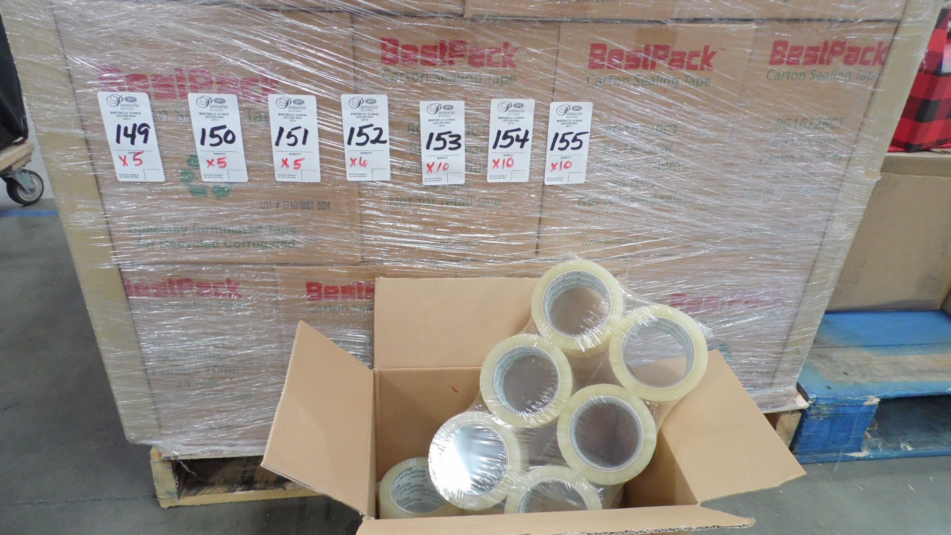 CARTONS OF SEALING TAPE (BY CASE)