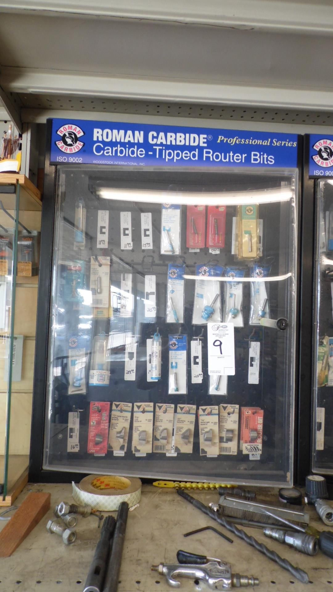 ROMAN CARBIDE ROUTER BITS w/ CASE