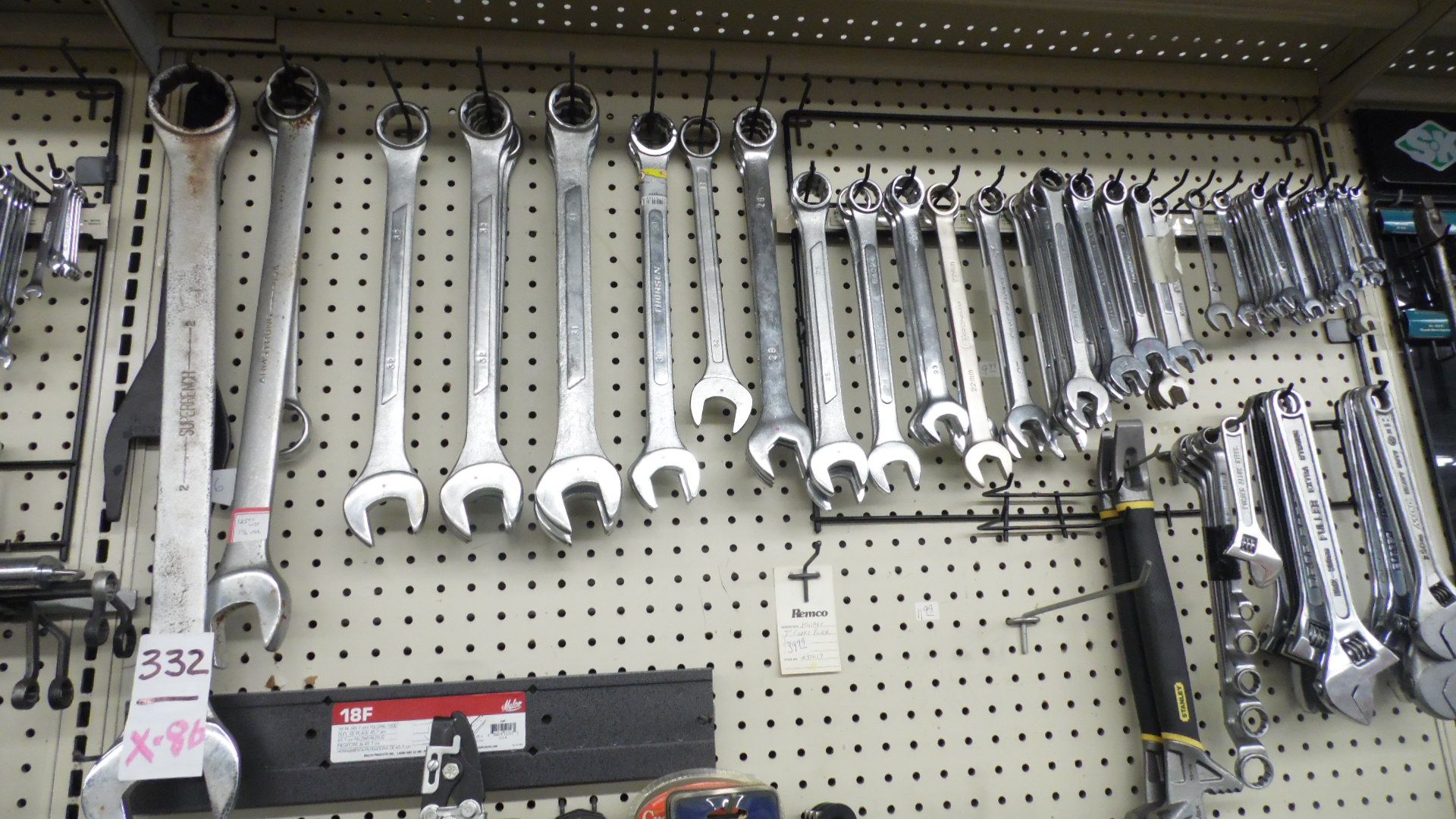 ASSORTED OPEN END WRENCHES