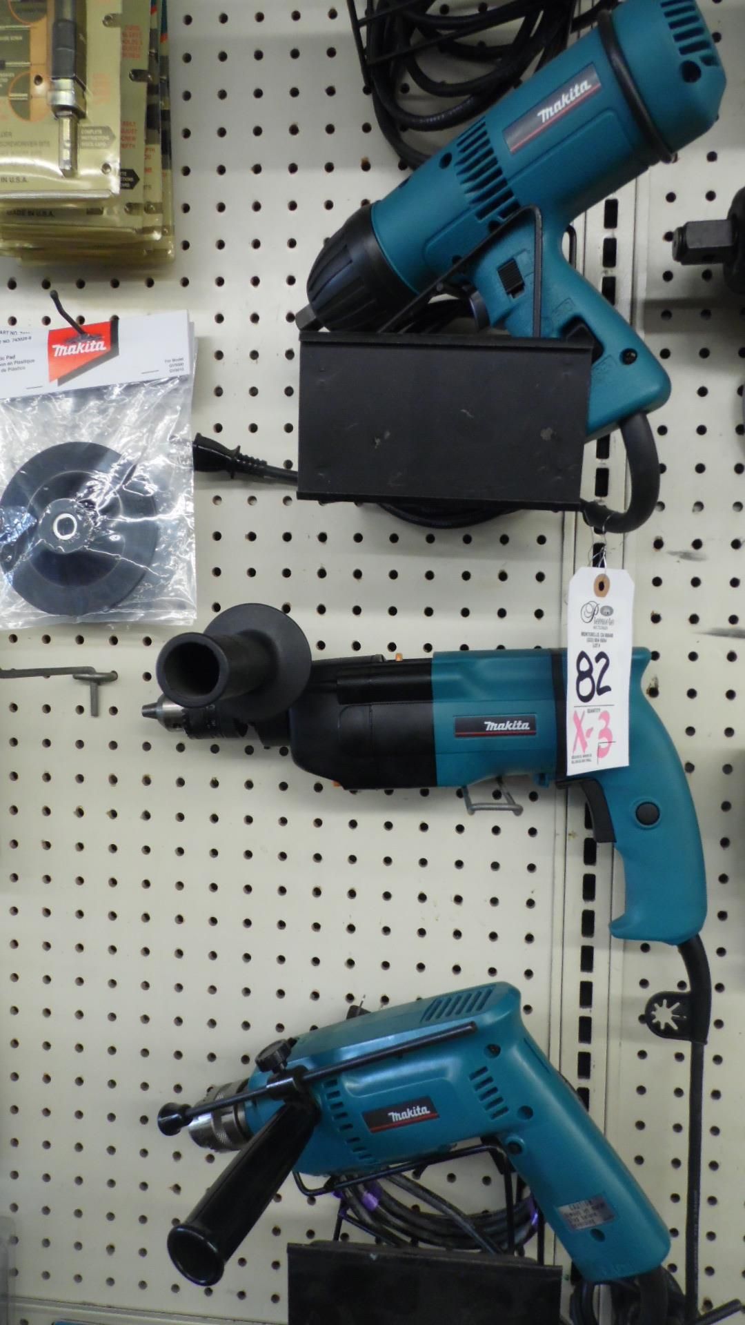 ASSORTED MAKITA POWER TOOLS