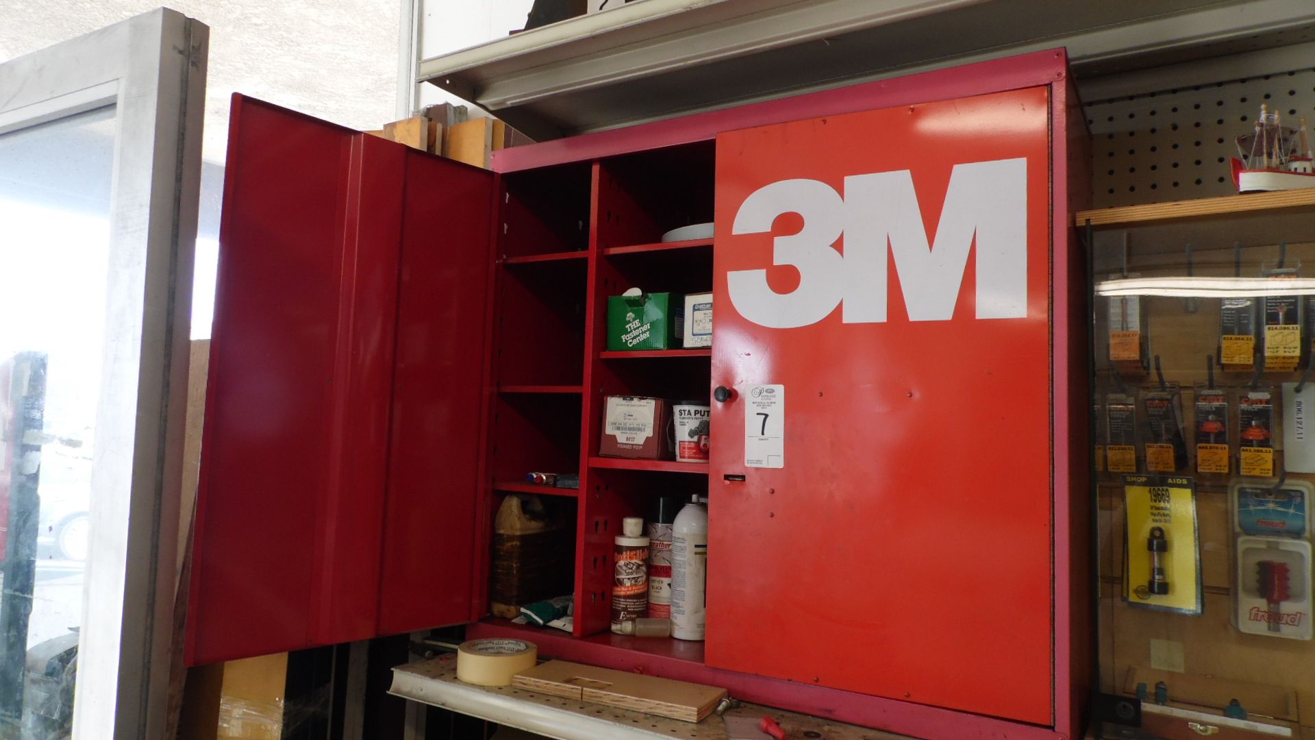 3M CABINET w/ CONTENTS