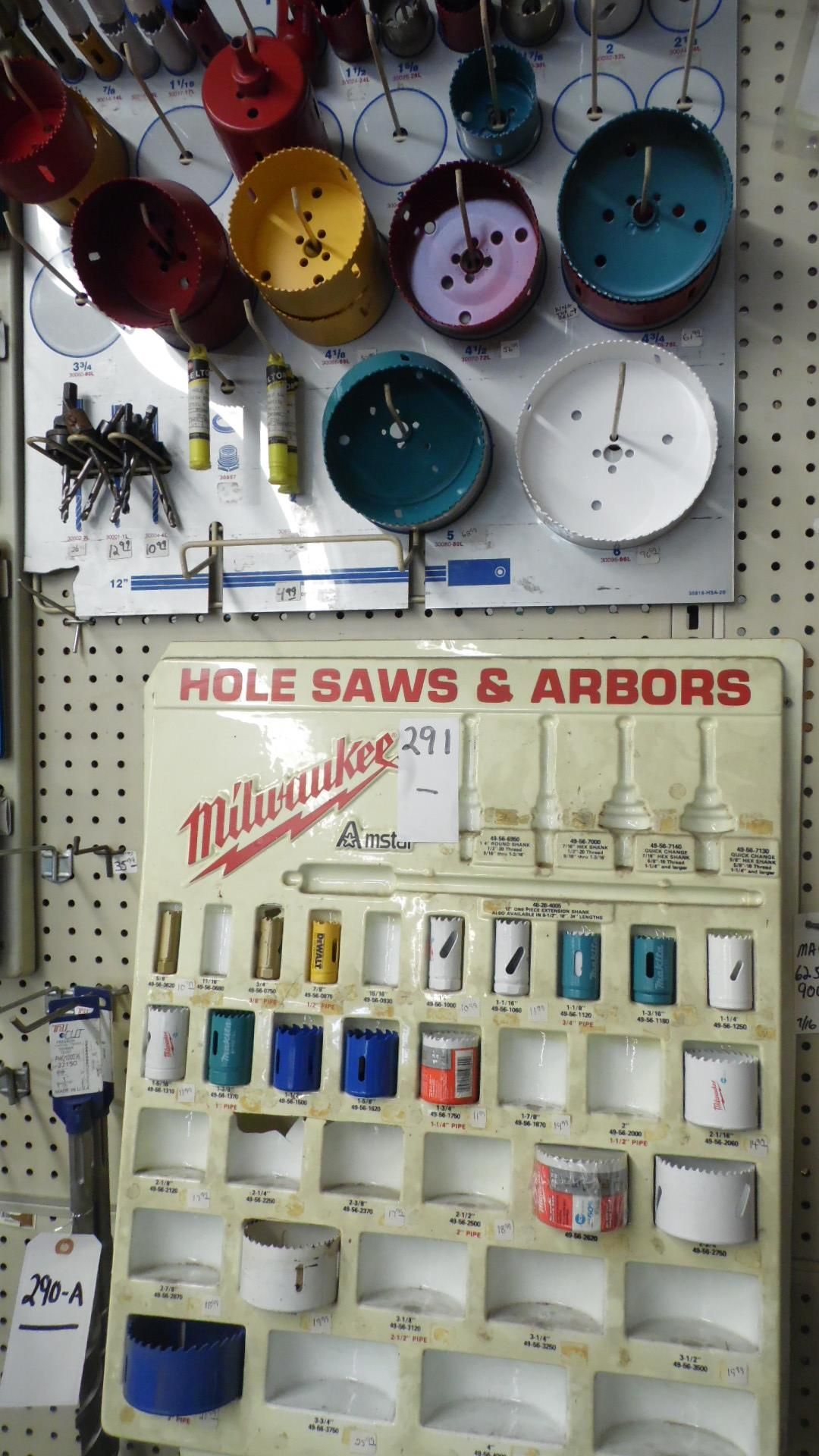 ASSORTED SAW HOLES