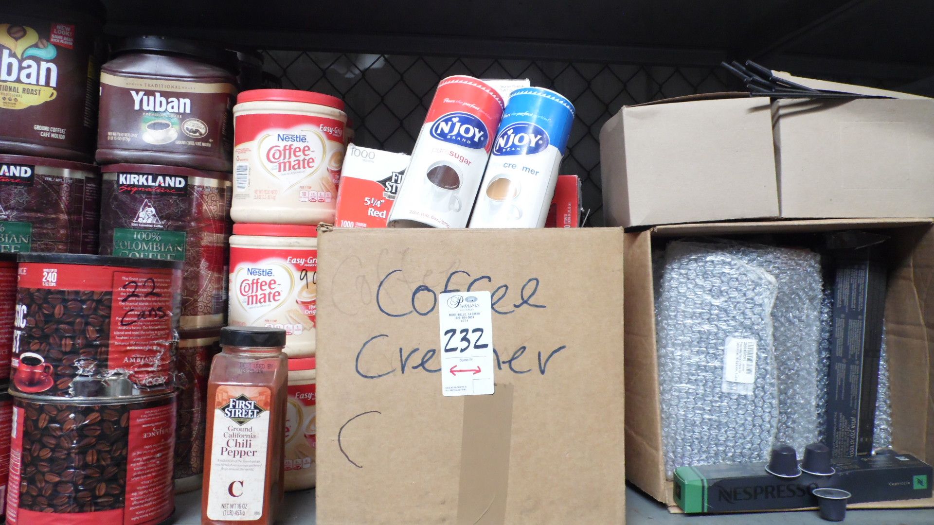 ASSORTED COFFEE / CREAMER