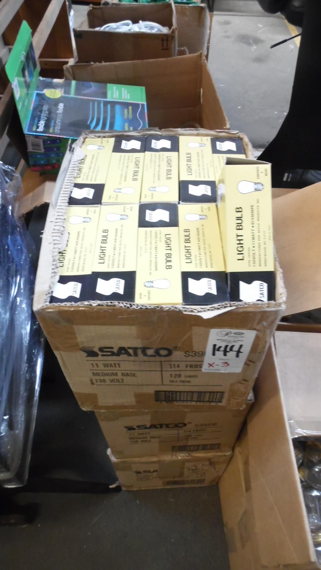 CASES OF SATCO BULBS