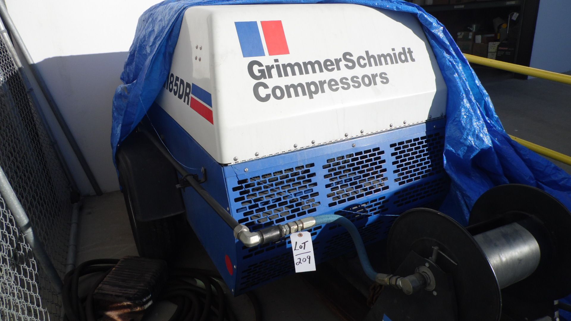 GRIMMER SCHMIDT COMPRESSOR w/ TRAILER