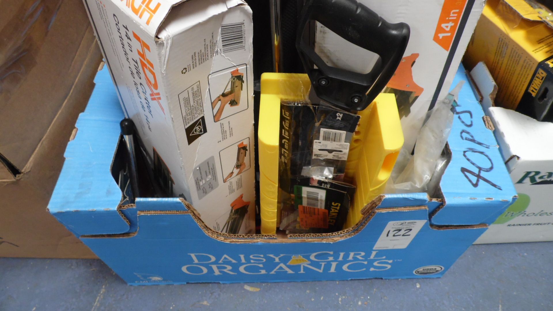 ASSORTED TOOLS / TILE CUTTERS / CLAMPS