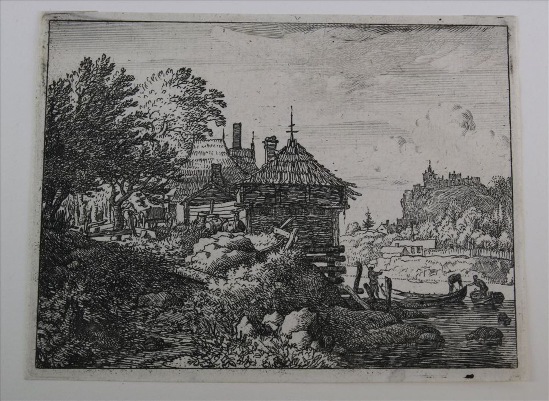 Everdingen, Allart van 1621 - 1675. Drei typische Darstellungen mit Katen und Personen. Radierungen. - Bild 2 aus 3