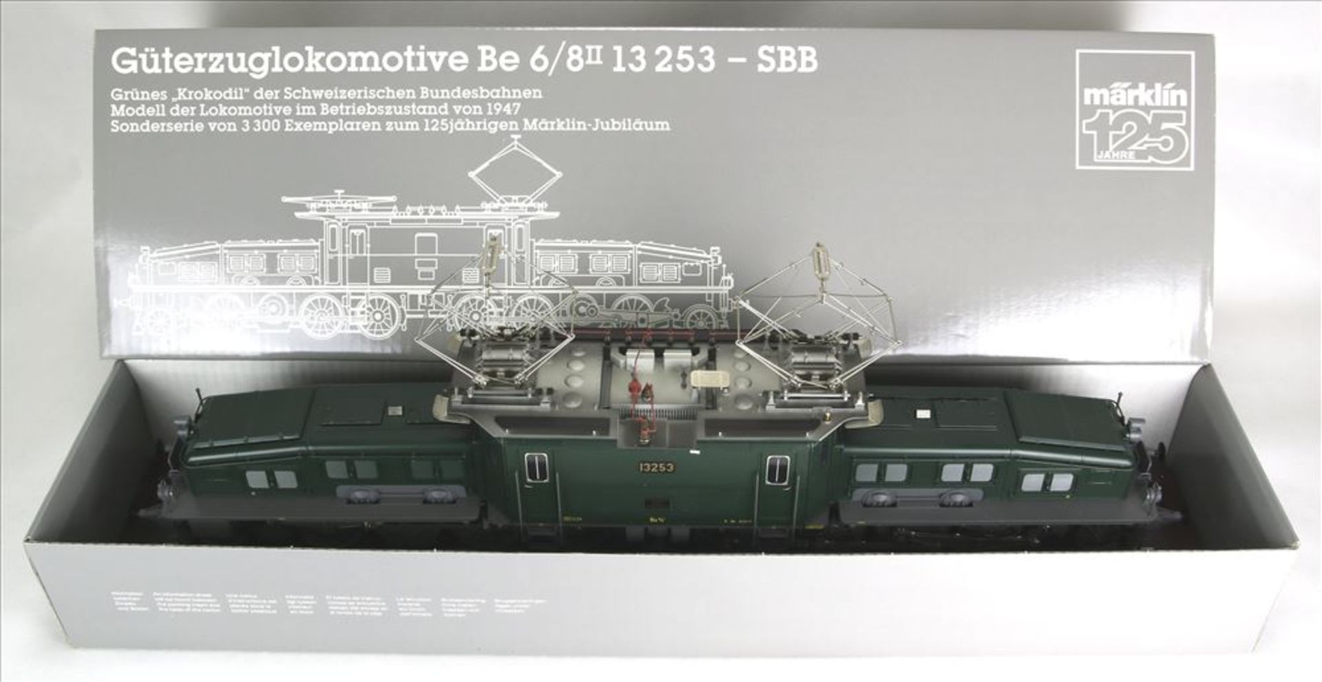 Elektrolokomotive Märklin Spur 1. 5758 digital. Schweizer Krokodil, BR 13253 der SBB, Oerlikon - - Bild 2 aus 2