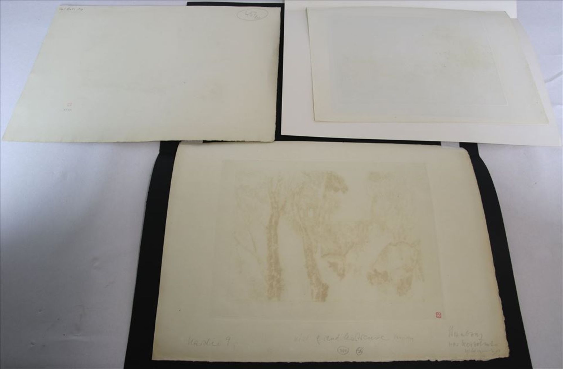 Short, Frank 1857-1945 Drei Landschaftsdarstellungen teils nach J.M.W. Turner. Radierungen - Bild 4 aus 4