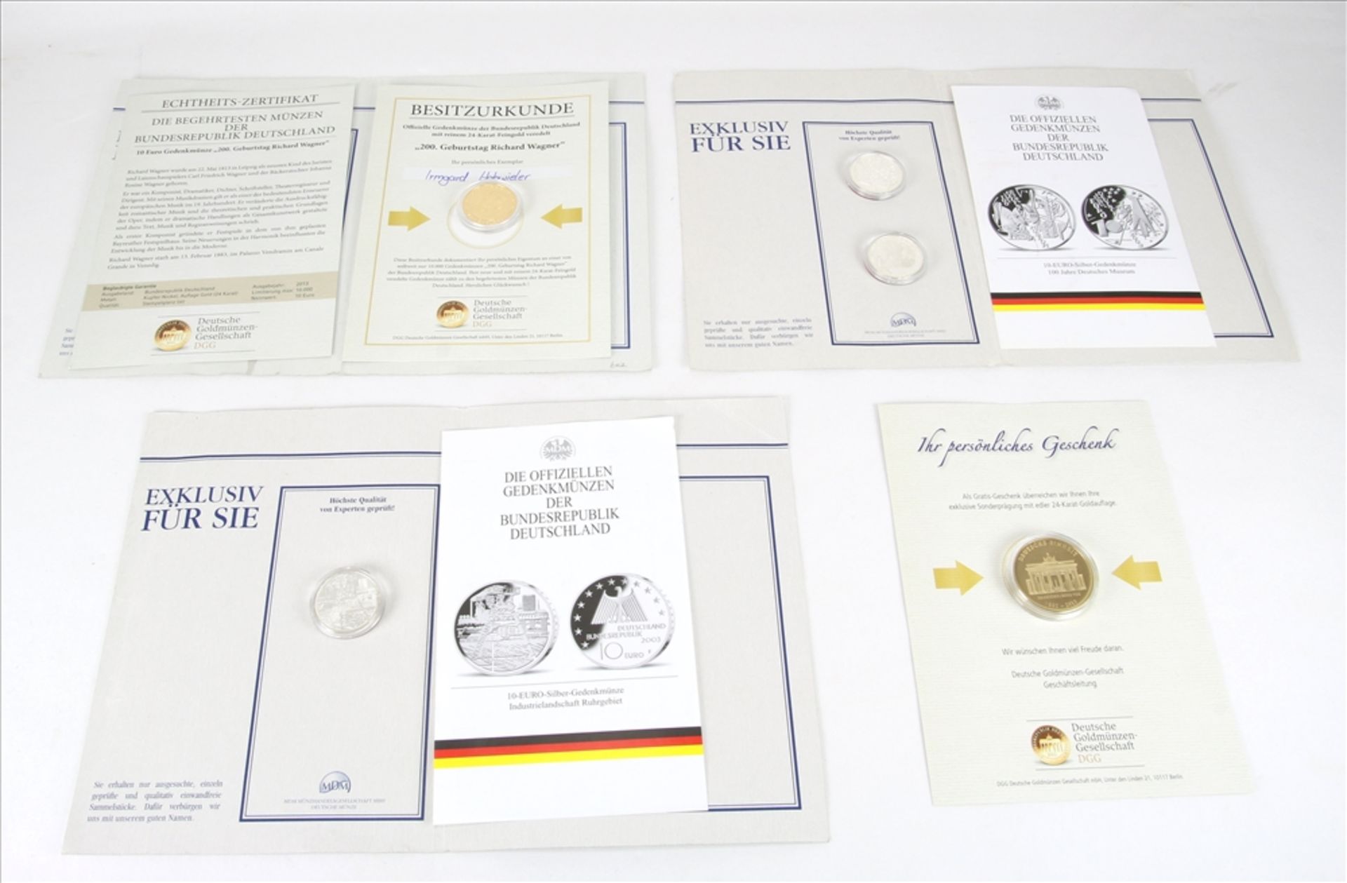 Konvolut Euro Münzen MDM Gedenkmünzen, Euro-Münzensätze, u.a. Vatikan etc. Teils OVP. Zum - Bild 3 aus 3