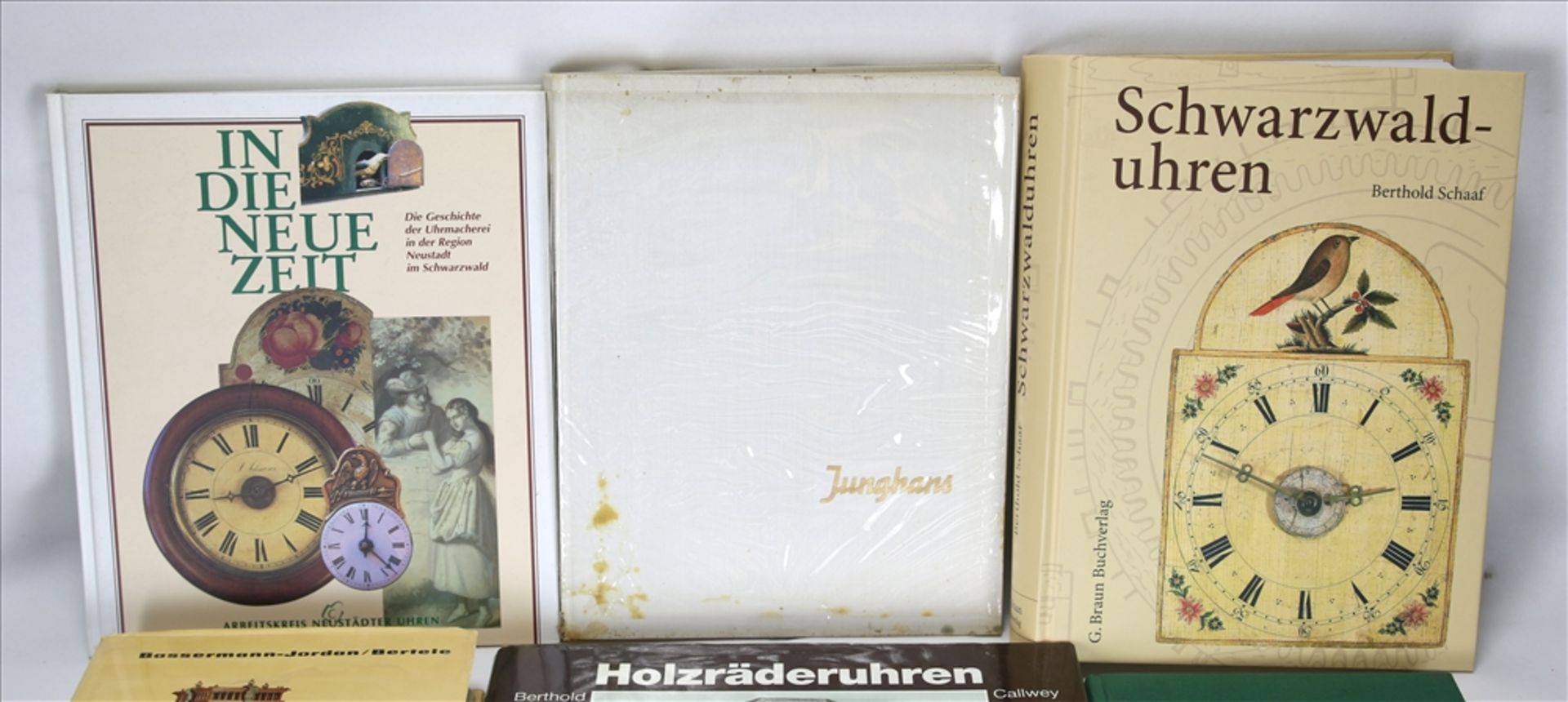 Konvolut Uhrenbücher Insgesamt 6 diverse. Z.B. Schaaf: Holzräderuhren, Schaaf: Schwarzwalduhren, - Bild 2 aus 3