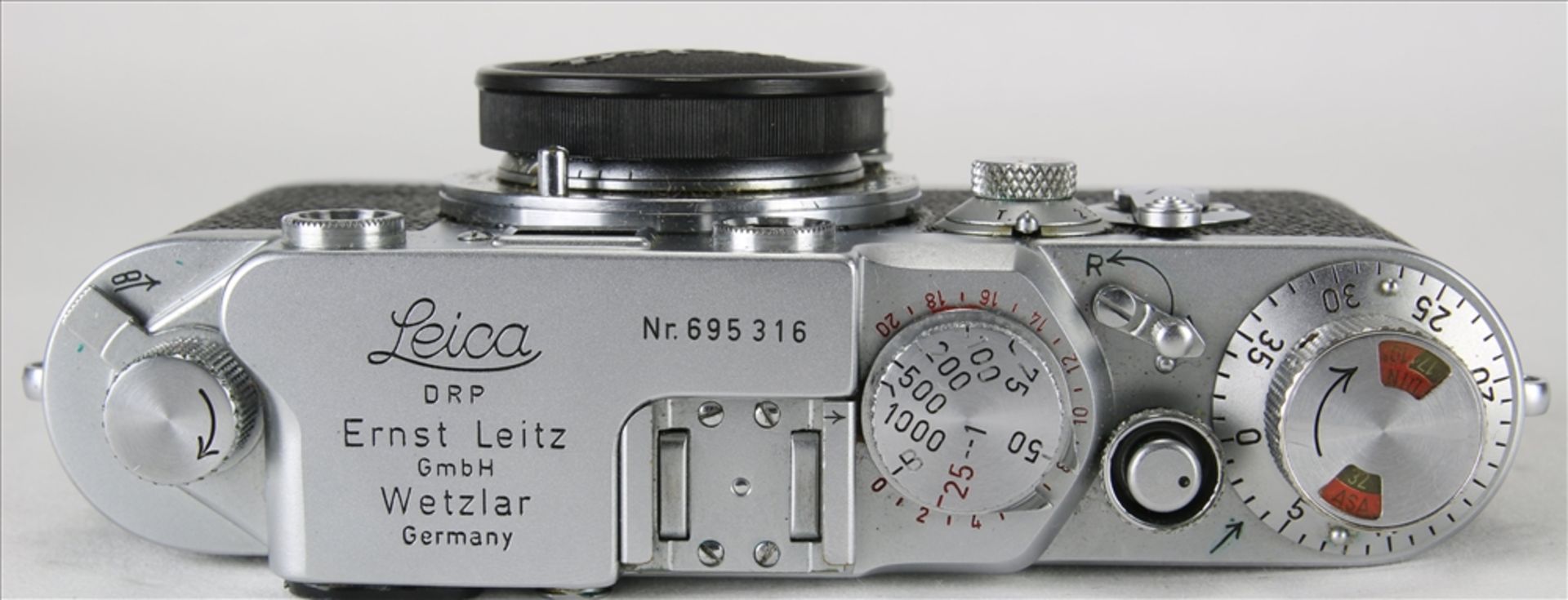 Leica III f vintage Kamera Ernst Leitz GmbH Wetzlar 1954. Nummer 695316. Elmar f=5, 1:3,5 - Bild 5 aus 6