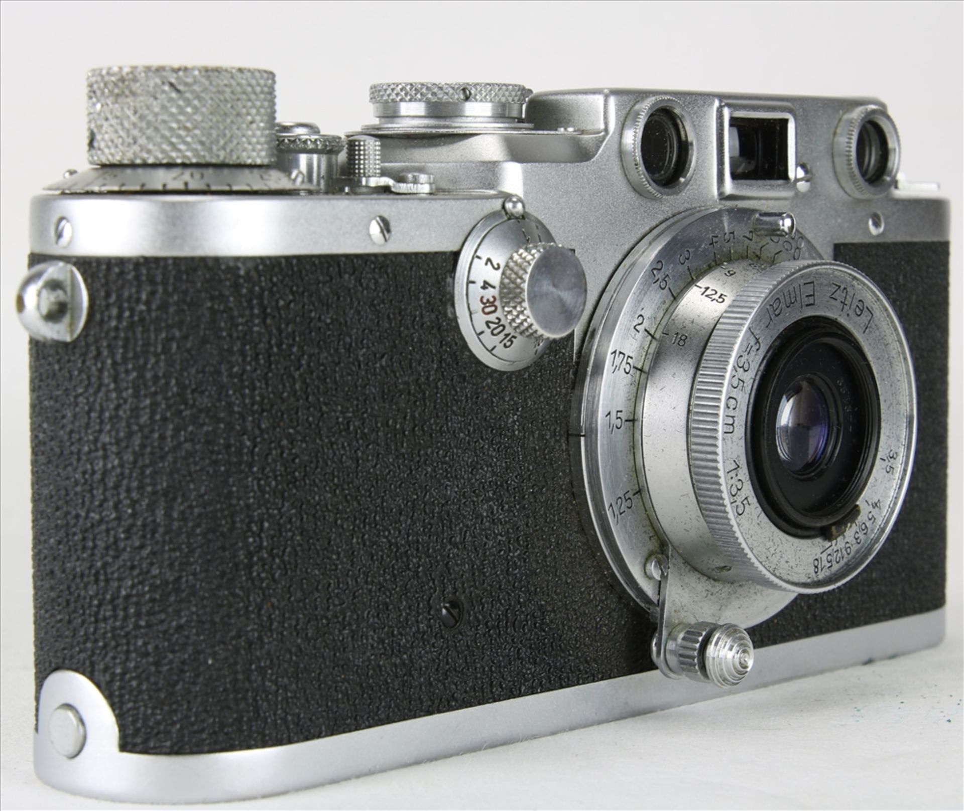 Leica III f vintage Kamera Ernst Leitz GmbH Wetzlar 1946/47. Nummer 438948. Elmar f=3,5, 1:3,5 - Bild 3 aus 6