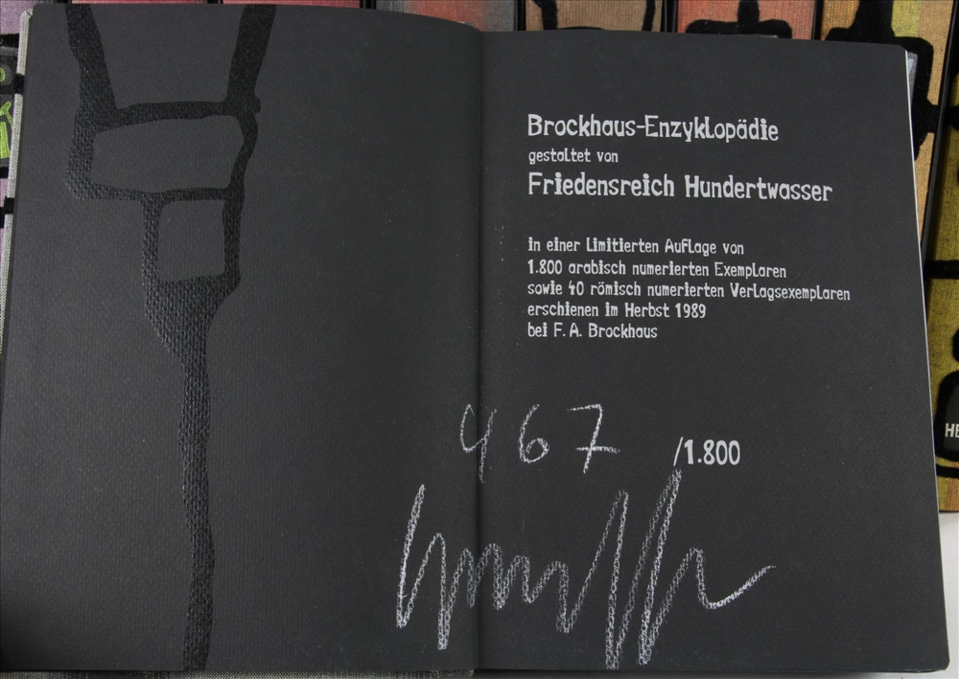 Hundertwasser, Friedensreich Brockhaus-Enzyklopädie in 24 Bänden, erschienen im Herbst 1989. Band - Image 2 of 4