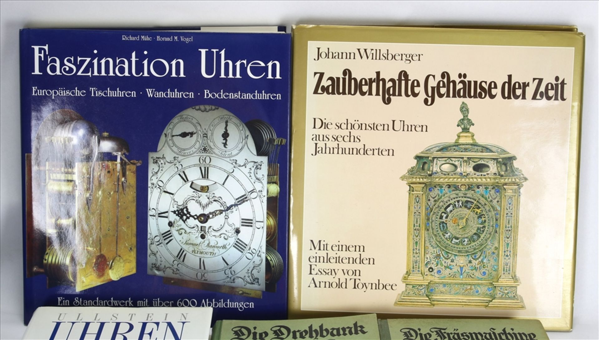 Konvolut Uhrenbücher Insgesamt 8 diverse. Z.B. Hillmann: Die Reparatur komplizierter Taschenuhren, - Bild 2 aus 3