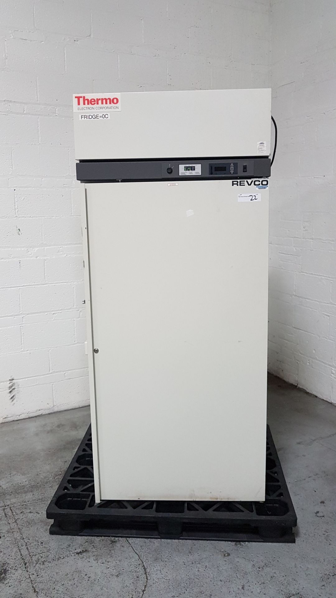 Thermo Electron freezer, model REL3004A21, 29" W x 26" D x 52"H chamber, 115 volts.