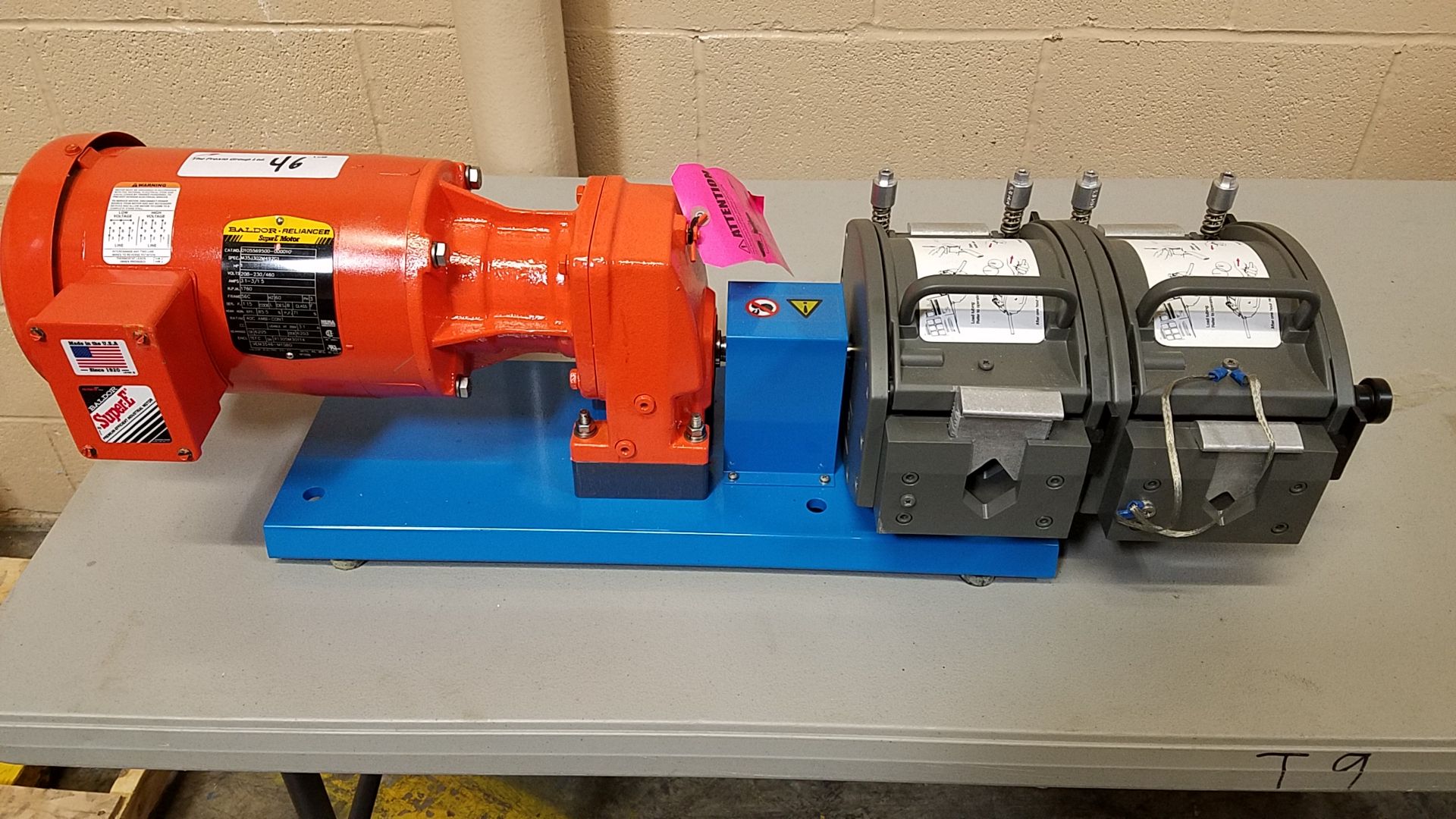 Waston-Marlow dual line peristaltic pump, 1 hp, 208-230/460 volt.