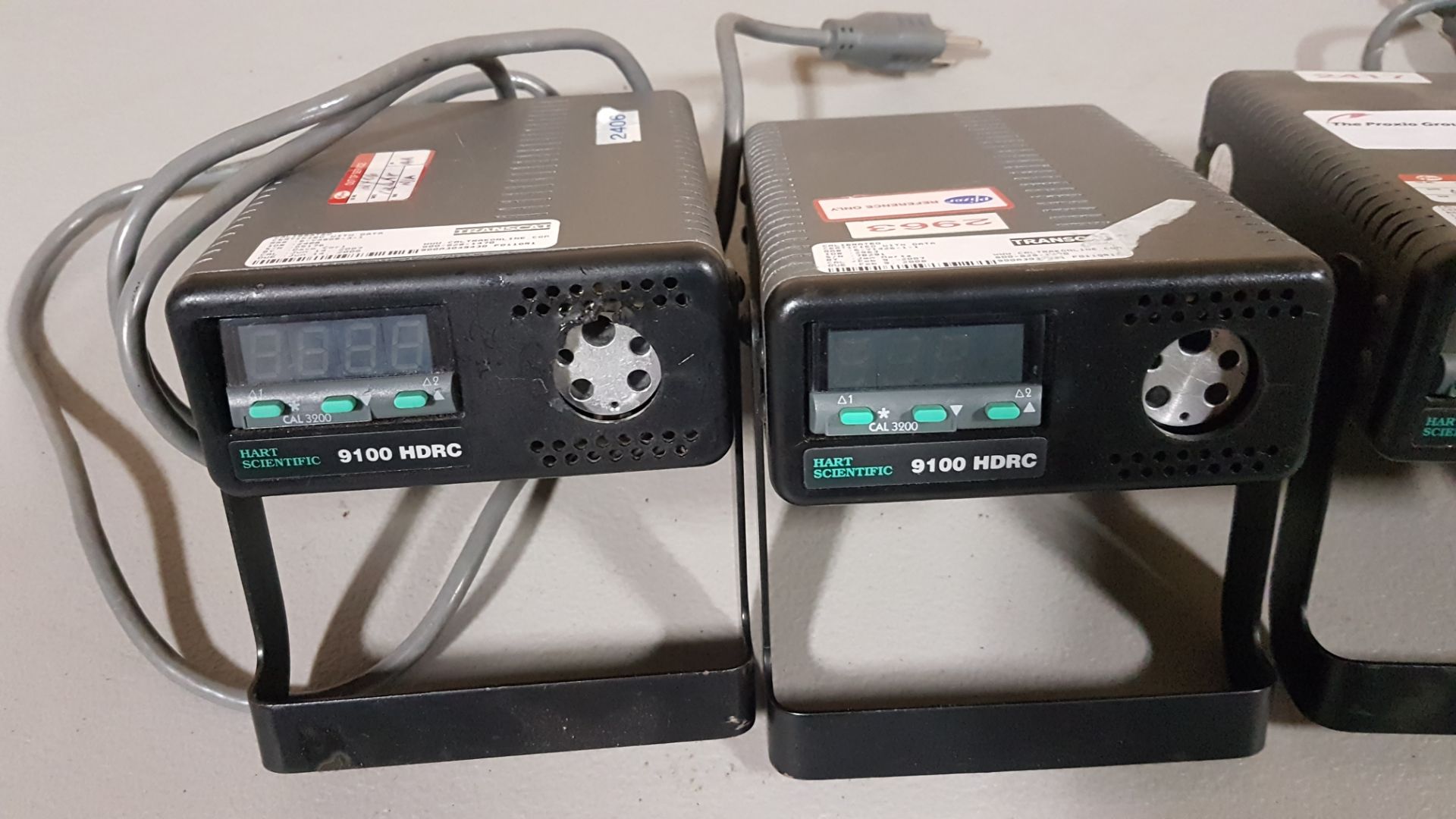 Lot of (3) Hart Scientific 9100 HDRC dry well temperature calibration units. - Image 4 of 7