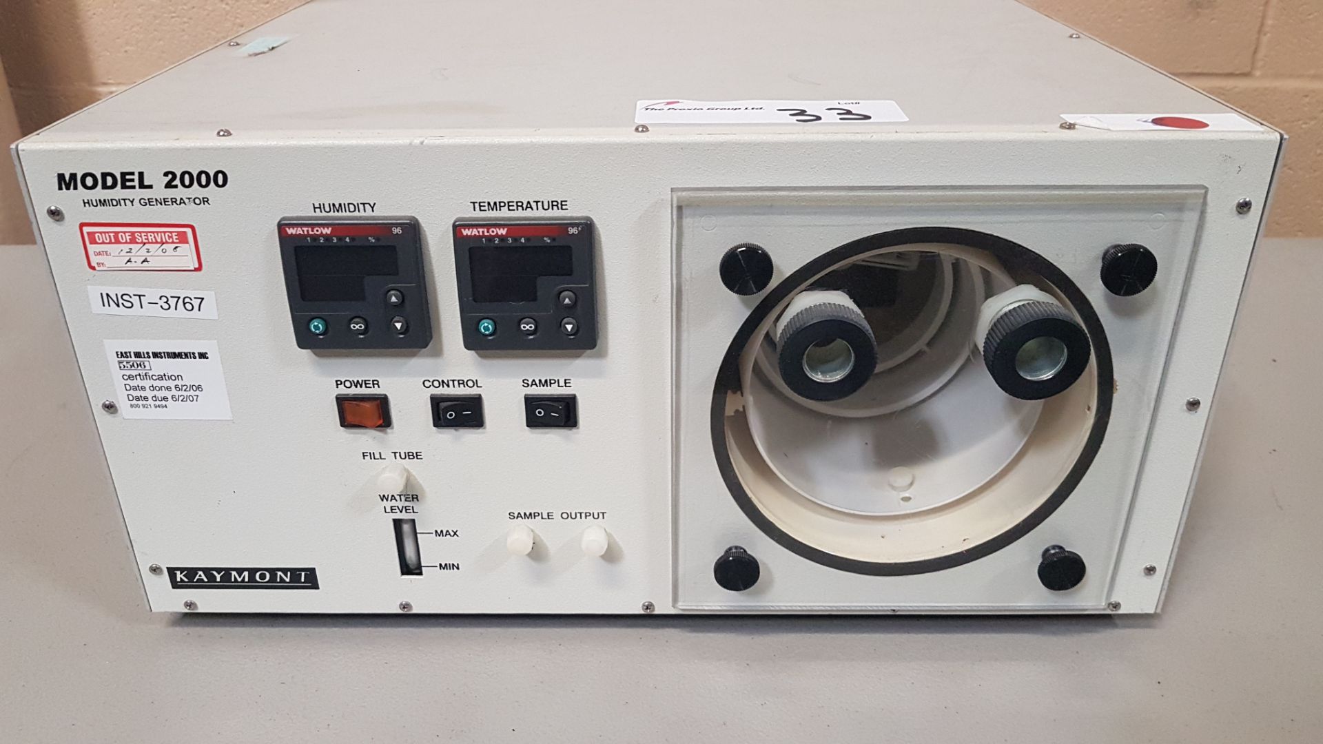 Kaymont humidity generator, model 2000. - Image 2 of 7