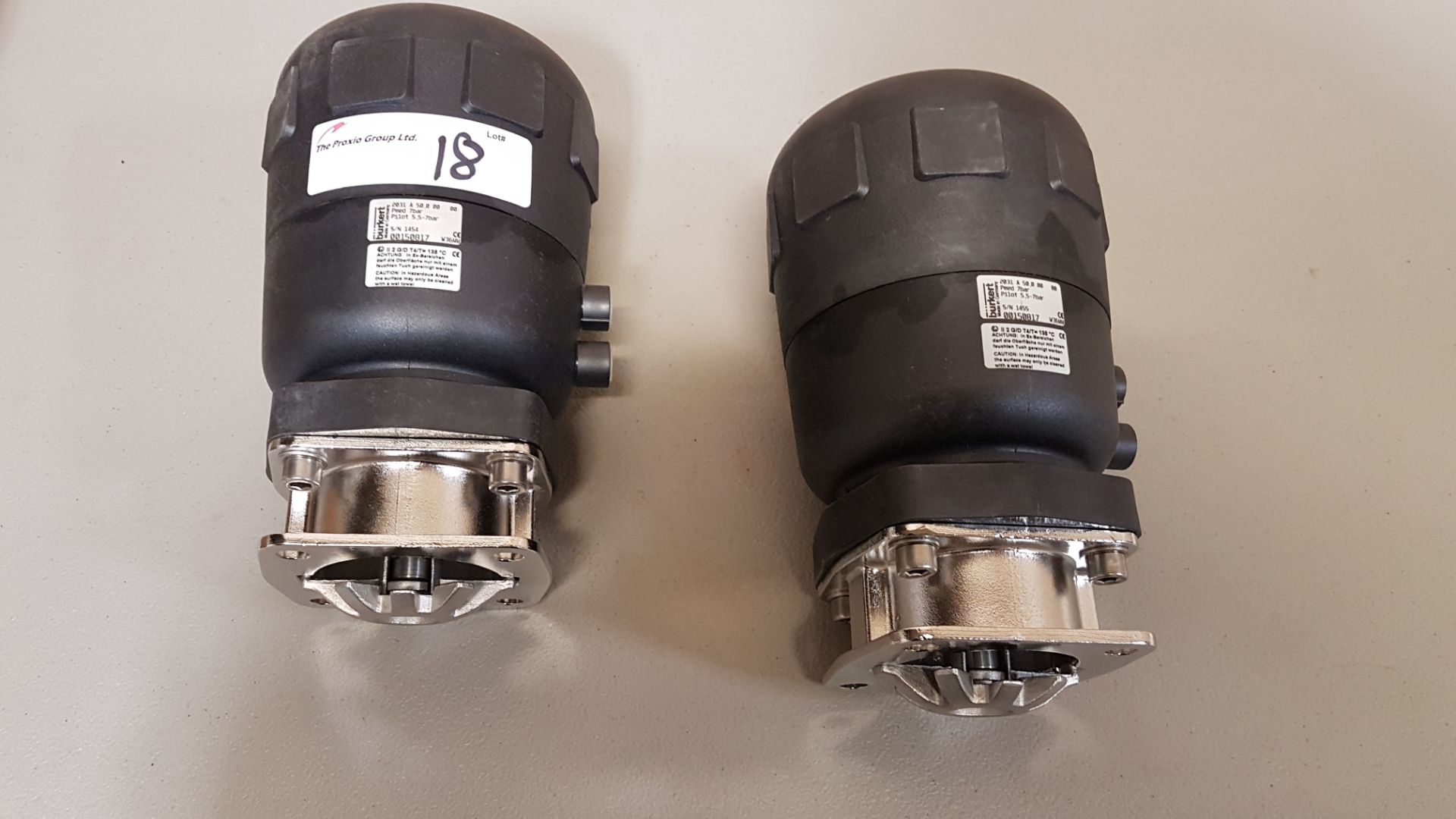 Lot of (2) pneumatic valves. - Image 14 of 14