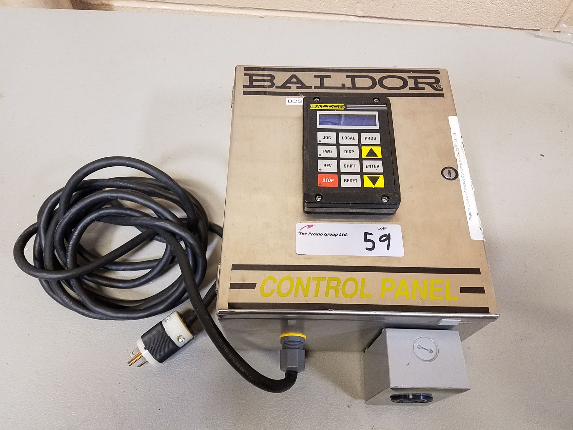 Baldor variable frequency drive.