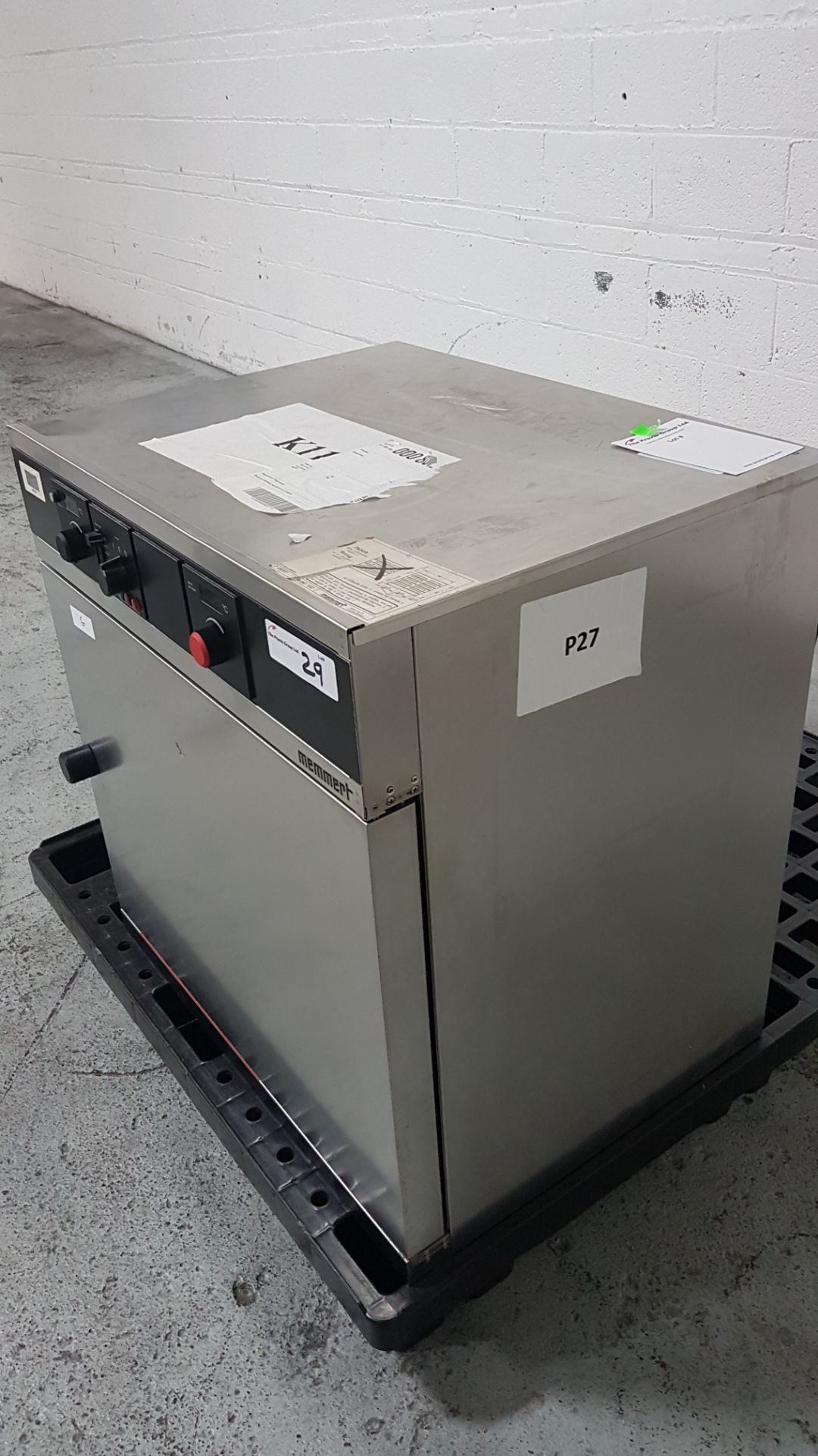 Memmert oven, model 500, 22" W x 16" D x 19" H chamber, 230 volt. - Image 5 of 12