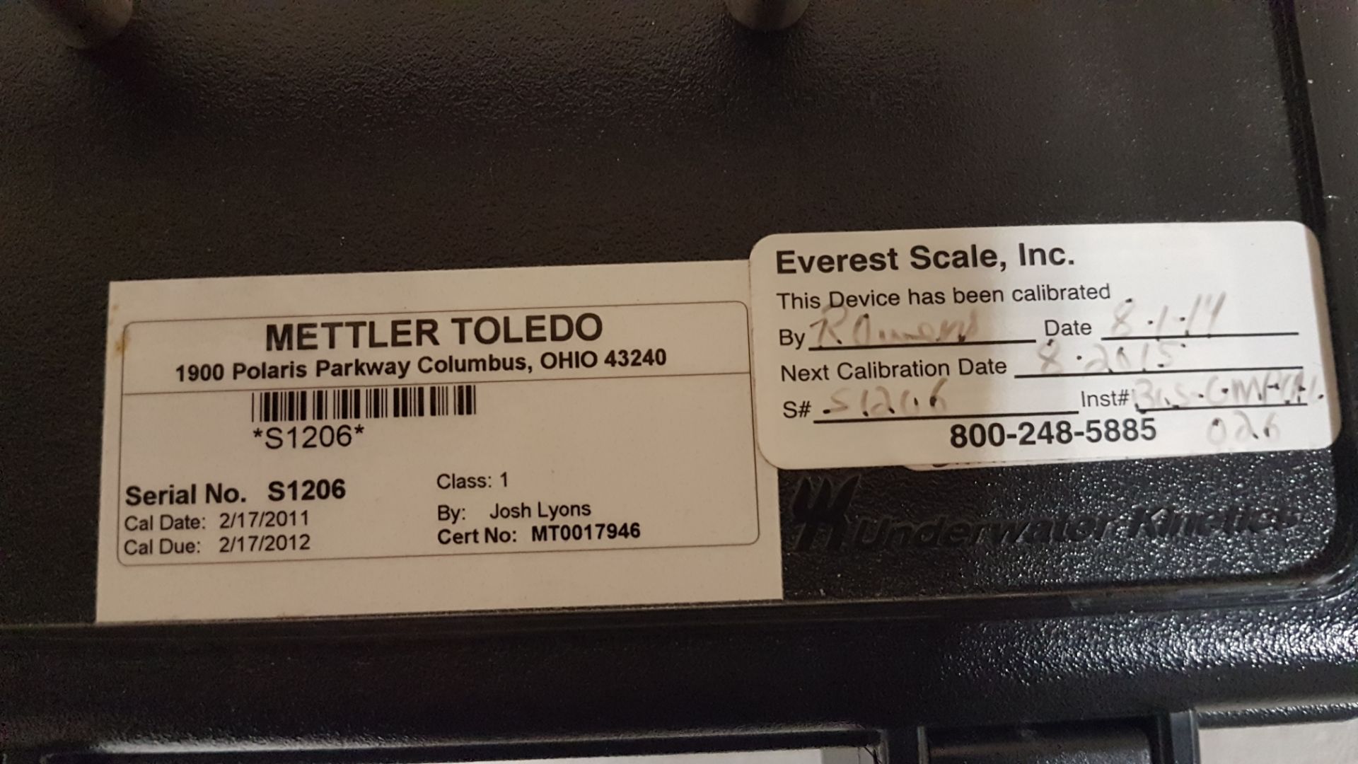 Mettler-Toledo 10 kg calibration weight. Stainless Steel - Image 7 of 8