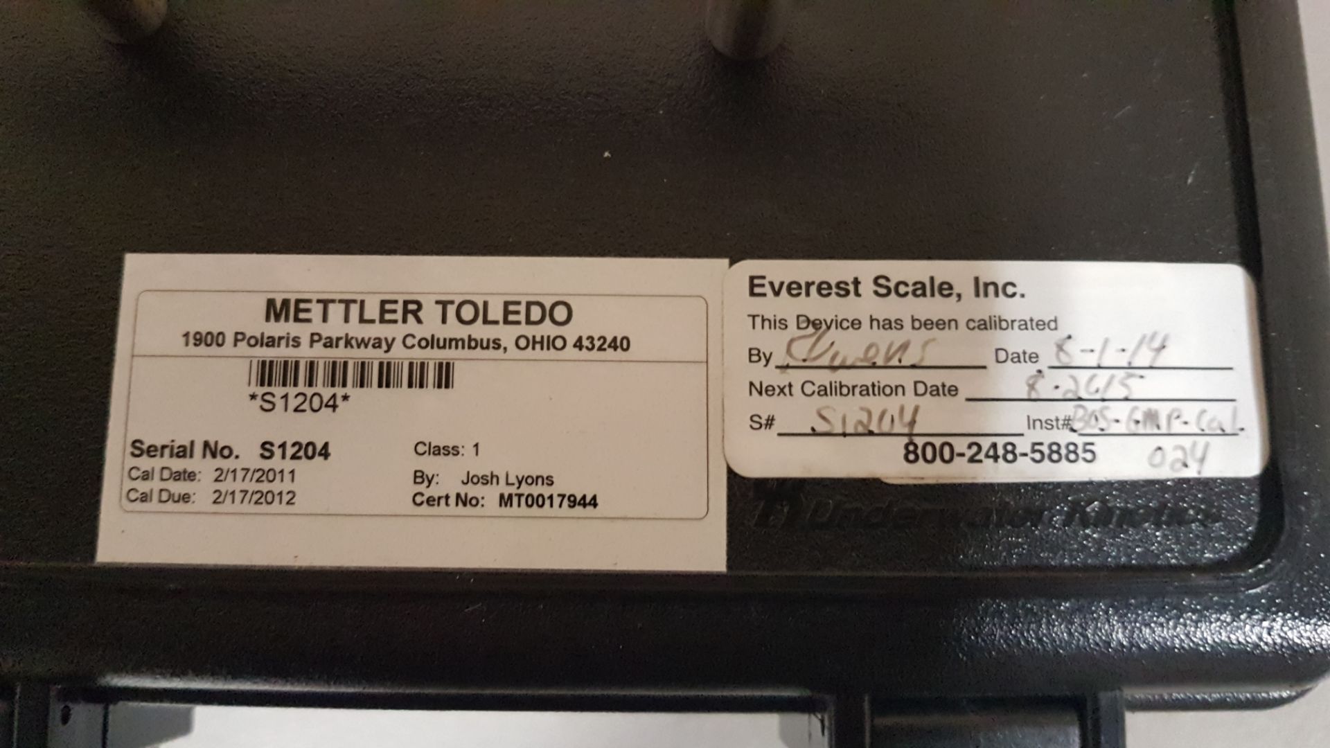 Mettler-Toledo 10 kg calibration weight. Stainless Steel - Image 6 of 7