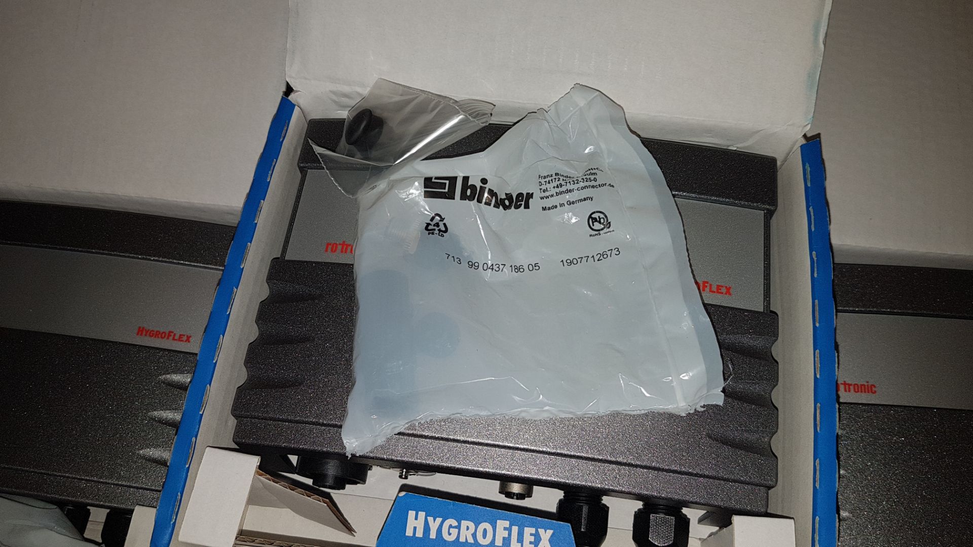 Lot of (4) Rotronic Humidity Transmitters, Model Hygroflex 3, brand new in box. - Image 2 of 5