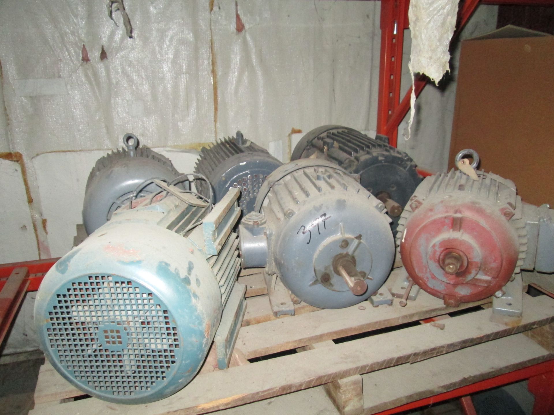 Lot of (6) Assorted Used Electric Motors