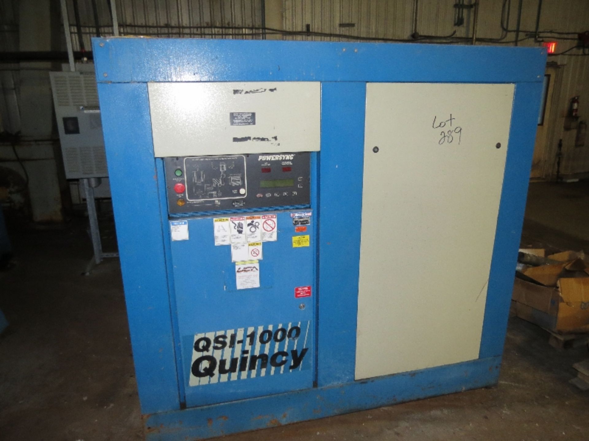 Quincy 200HP Rotary Screw Compressor - Image 2 of 7