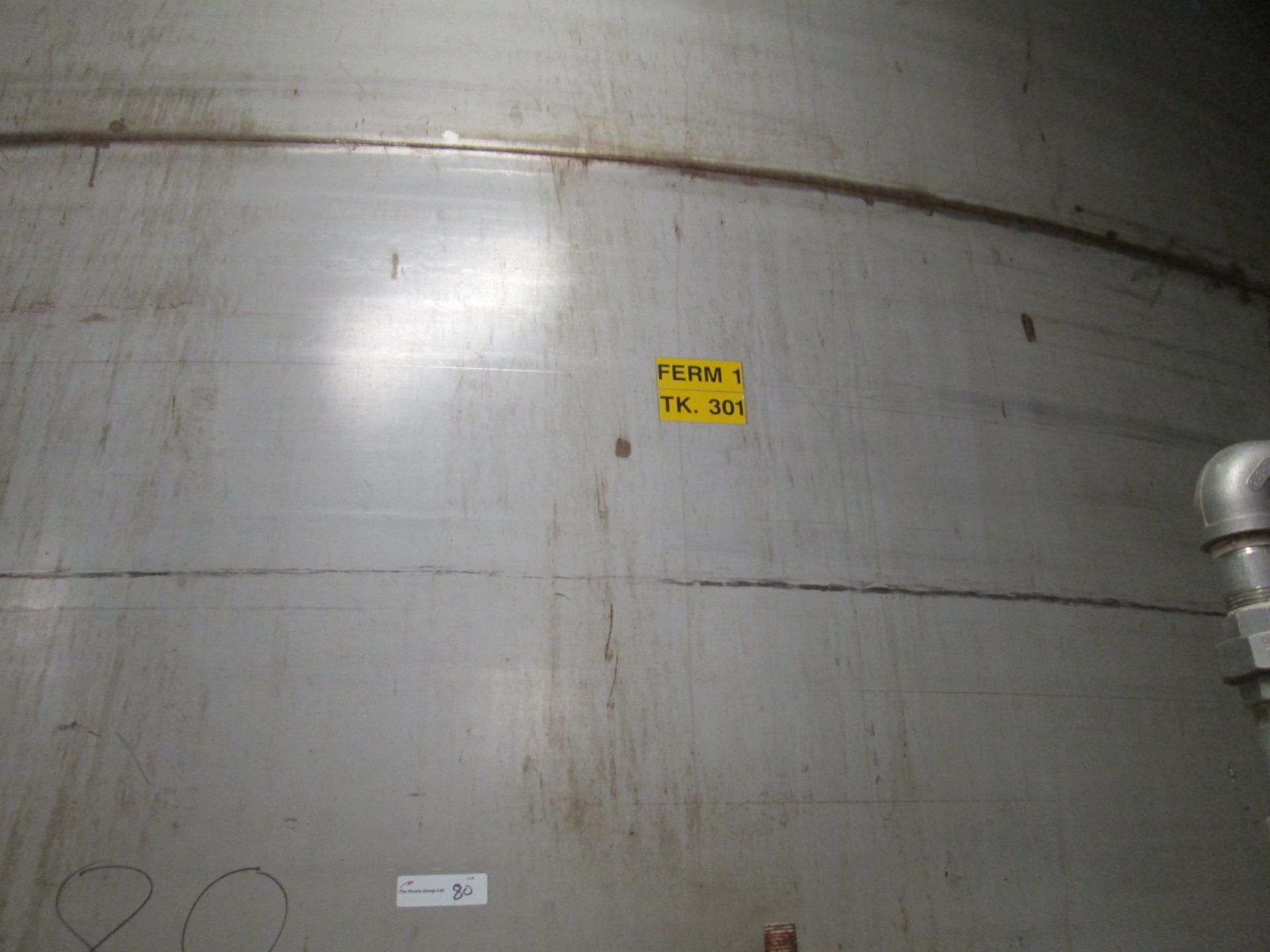 250,000 Gallon Stainless Steel Tank with Agitator - Image 10 of 15