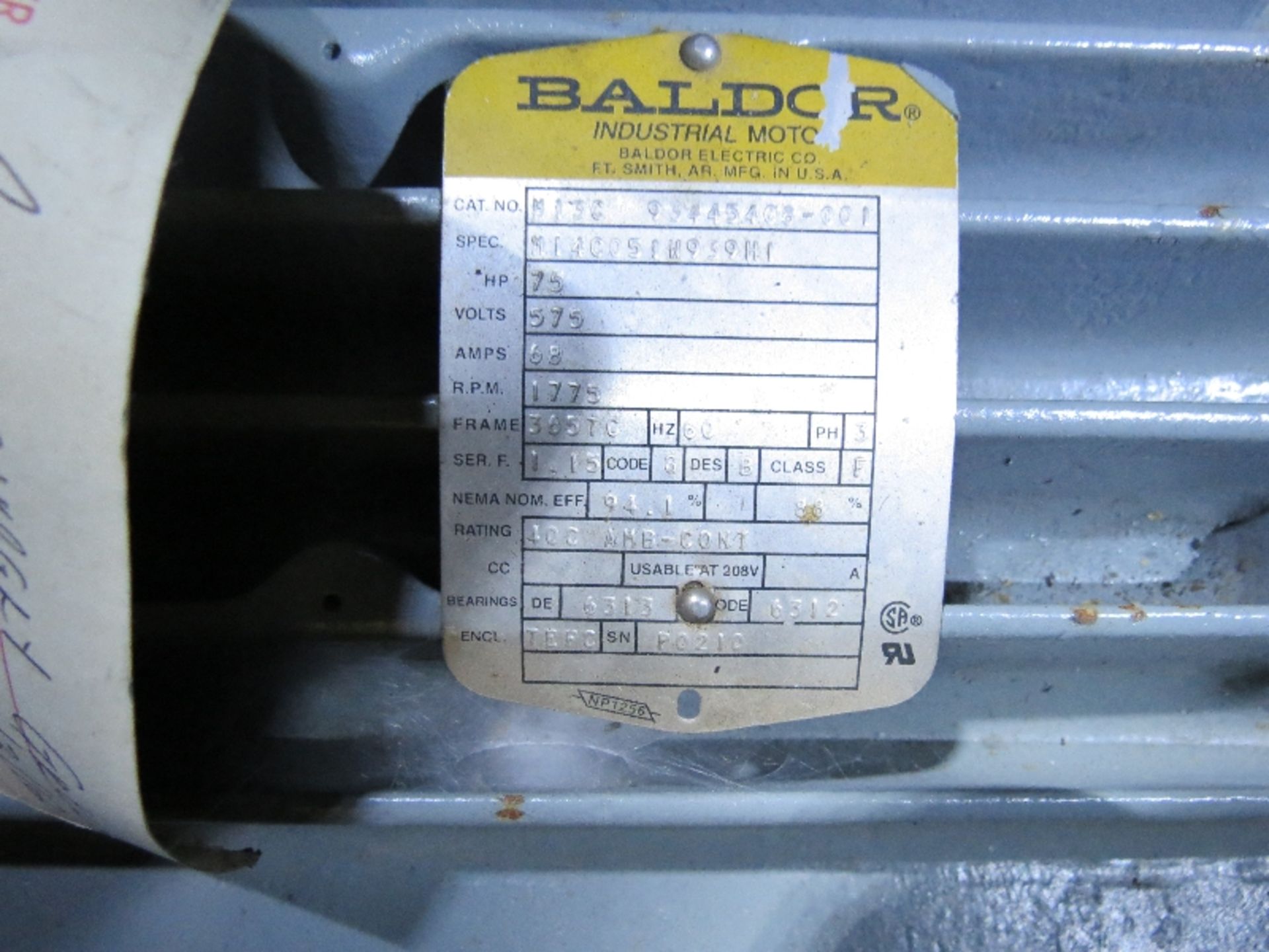 Cord Blower 75 HP, 1200 CFM - Image 3 of 4